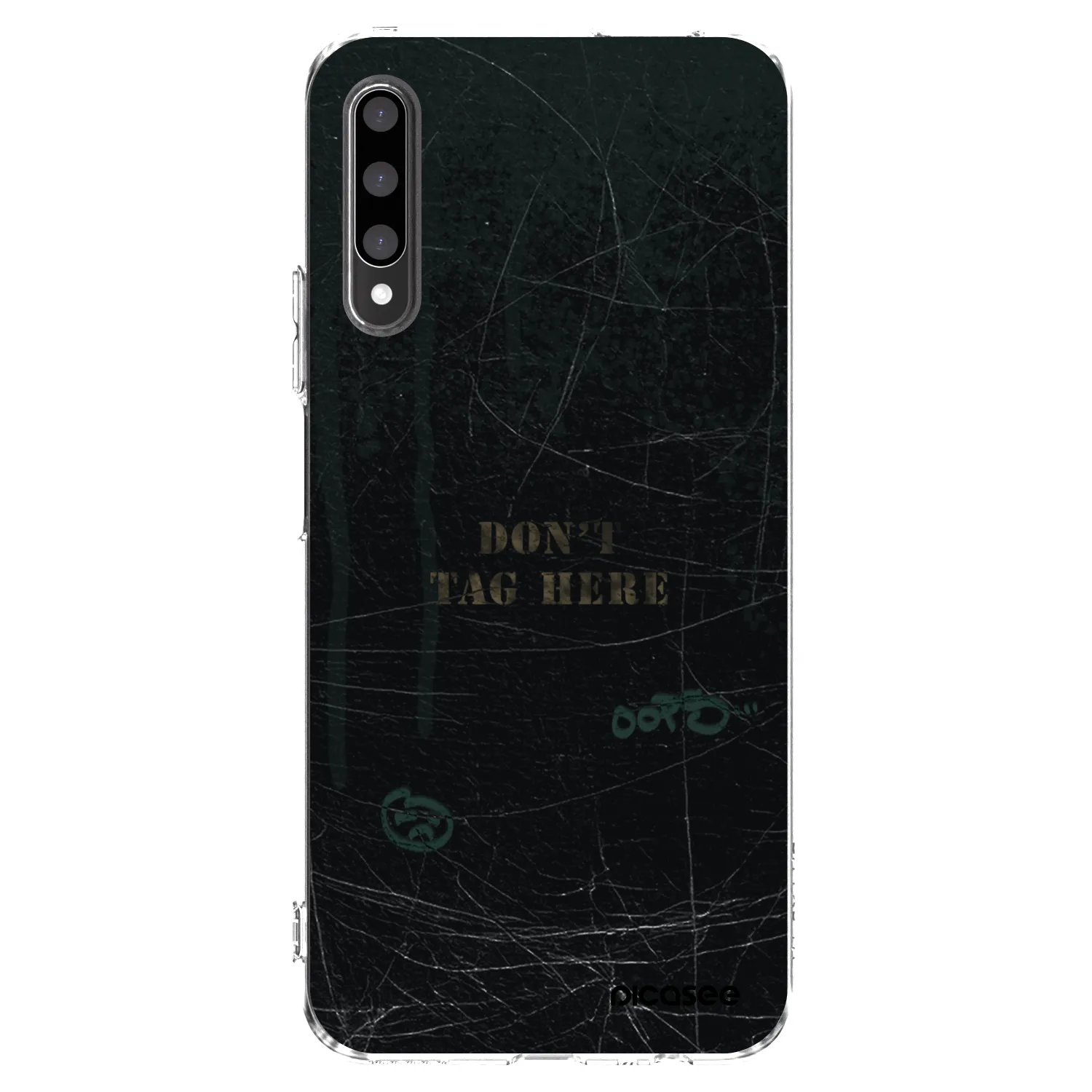 Picasee silikonowe przeźroczyste etui na Honor 9X Pro - DON´T TAG
