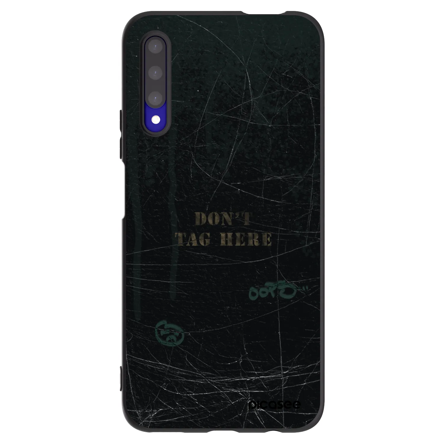Picasee silikonowe czarne etui na Honor 9X Pro - DON´T TAG