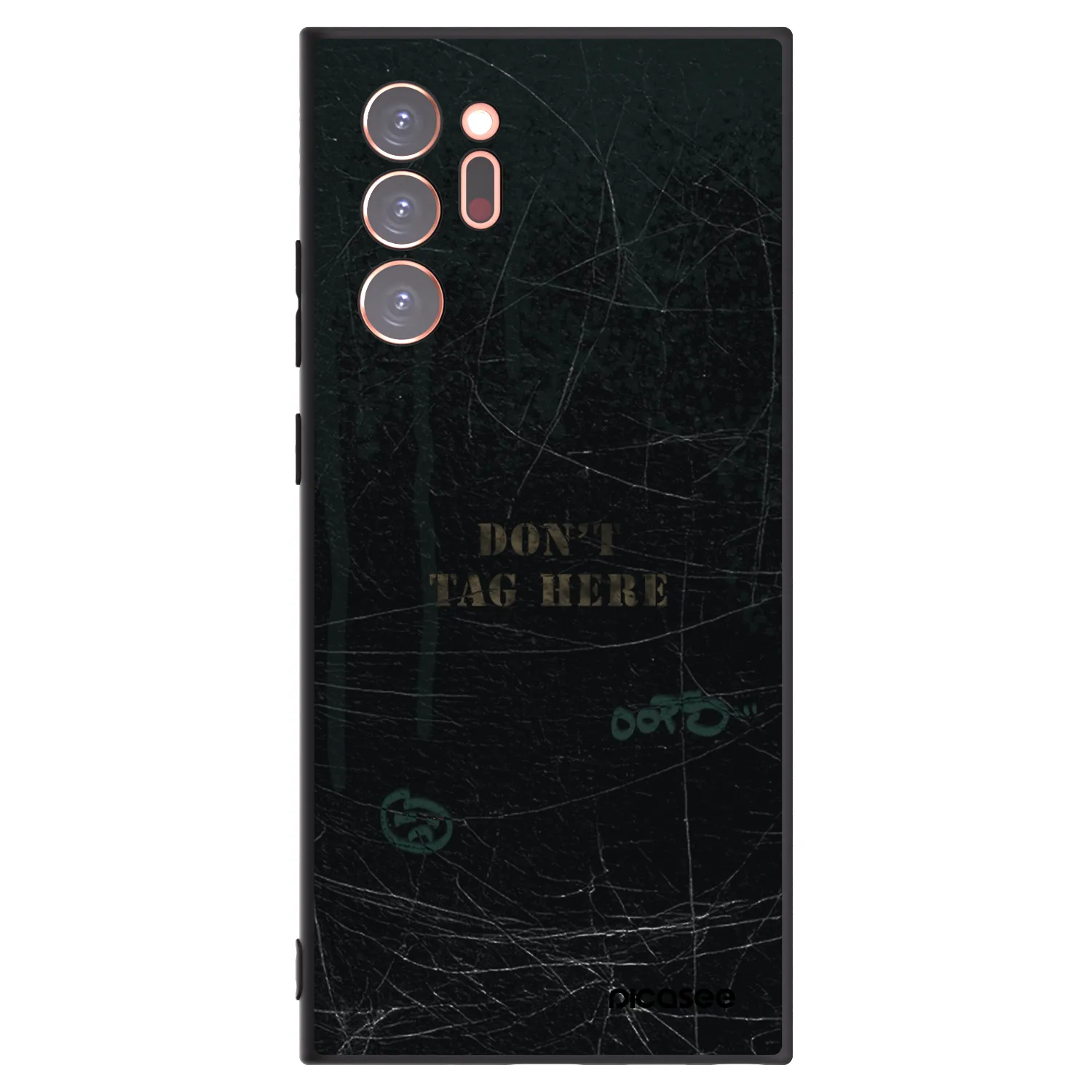 Picasee silikonowe czarne etui na Samsung Galaxy Note 20 Ultra - DON´T TAG