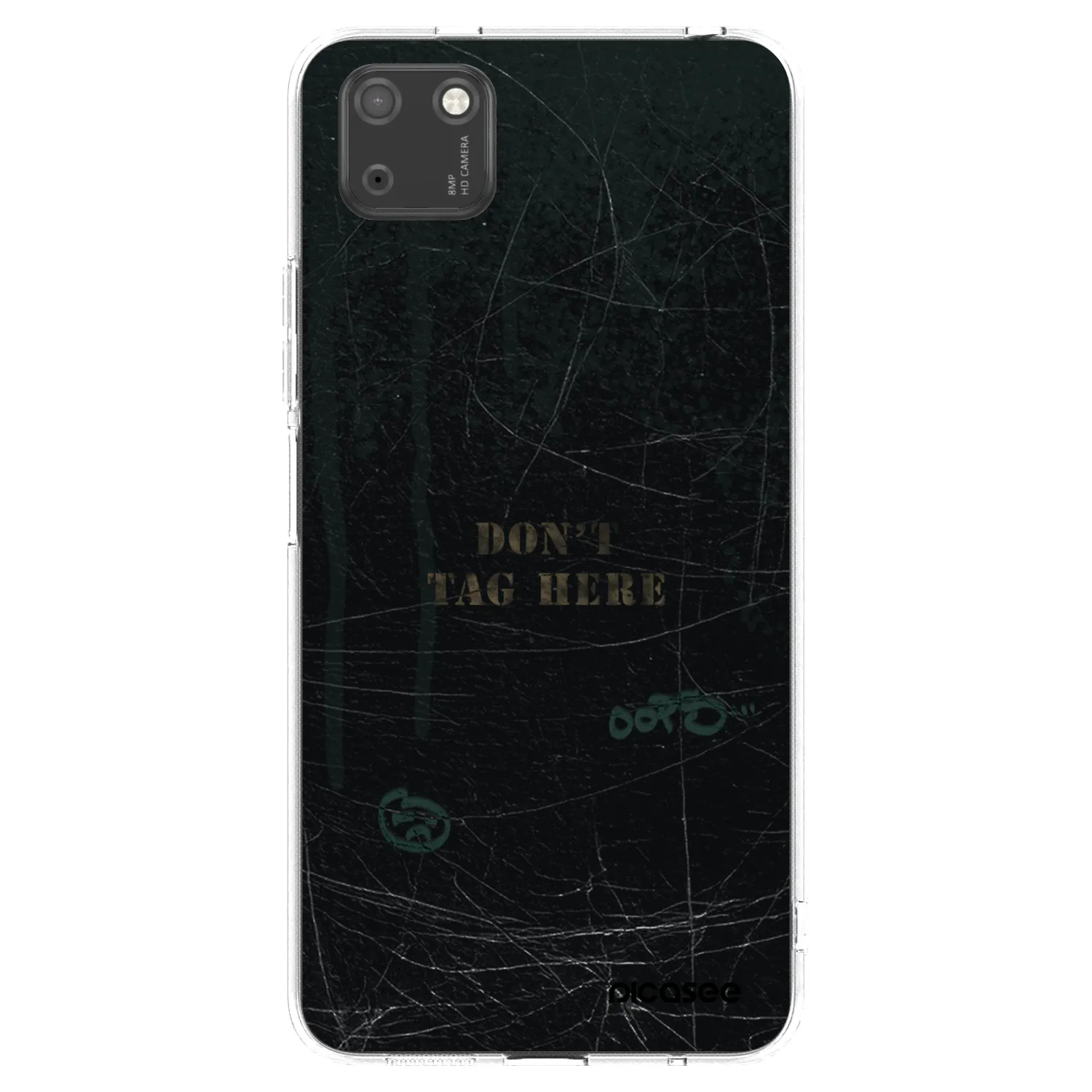 Picasee silikonowe przeźroczyste etui na Huawei Y5P - DON´T TAG