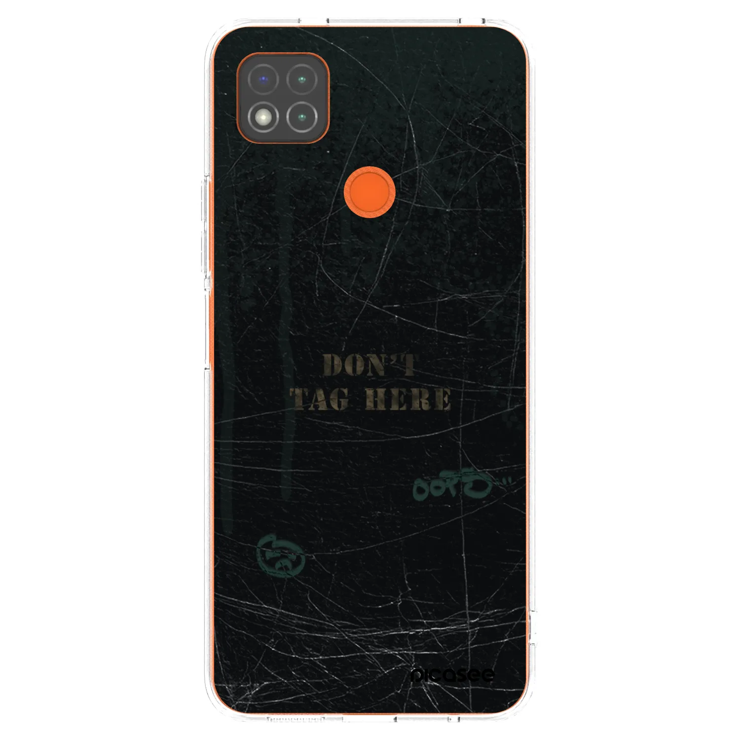 Picasee silikonowe przeźroczyste etui na Xiaomi Redmi 9C - DON´T TAG