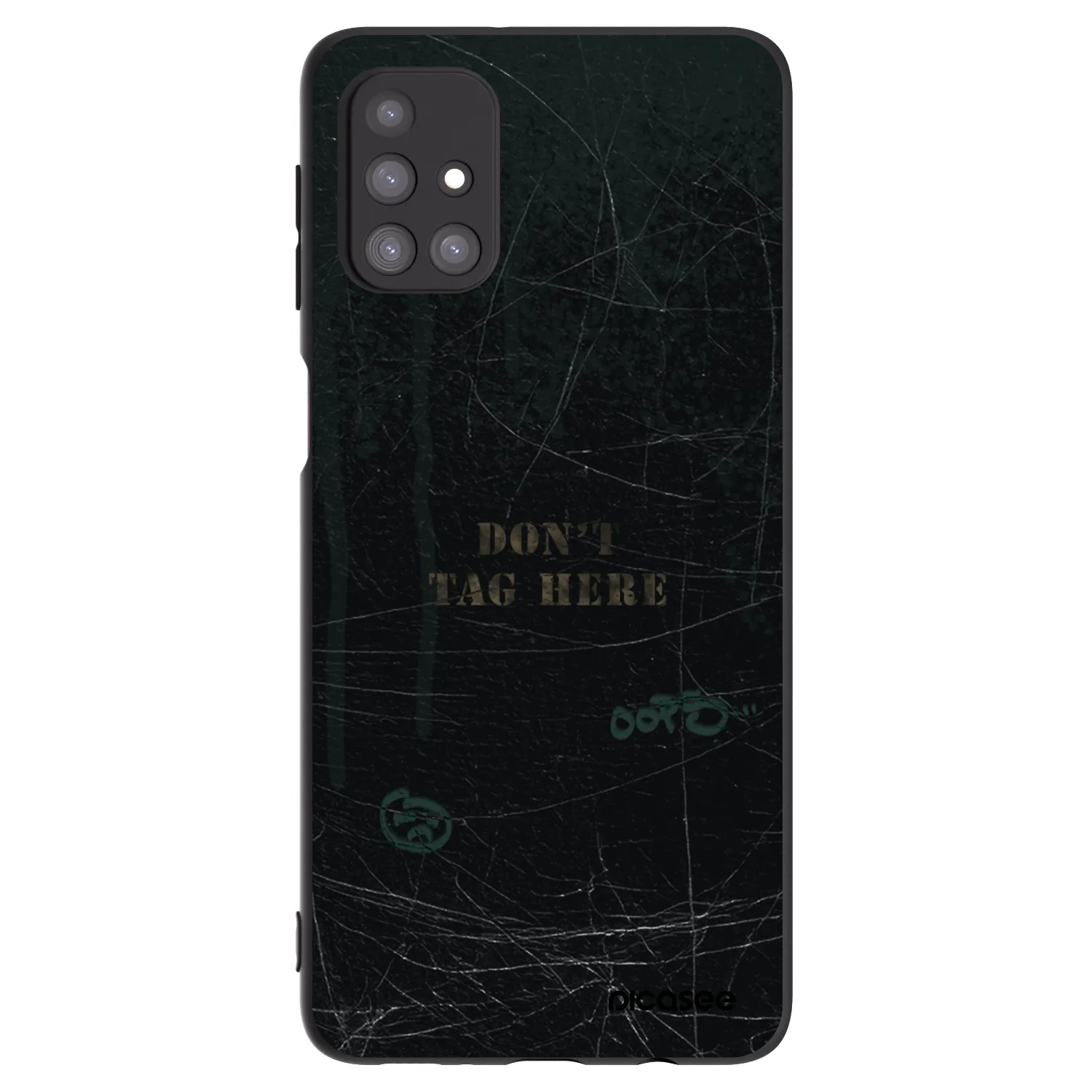 Picasee silikonowe czarne etui na Samsung Galaxy M31s - DON´T TAG