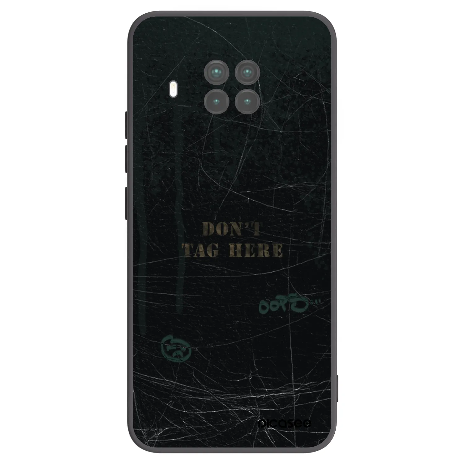 Picasee silikonowe czarne etui na Xiaomi Mi 10T Lite - DON´T TAG
