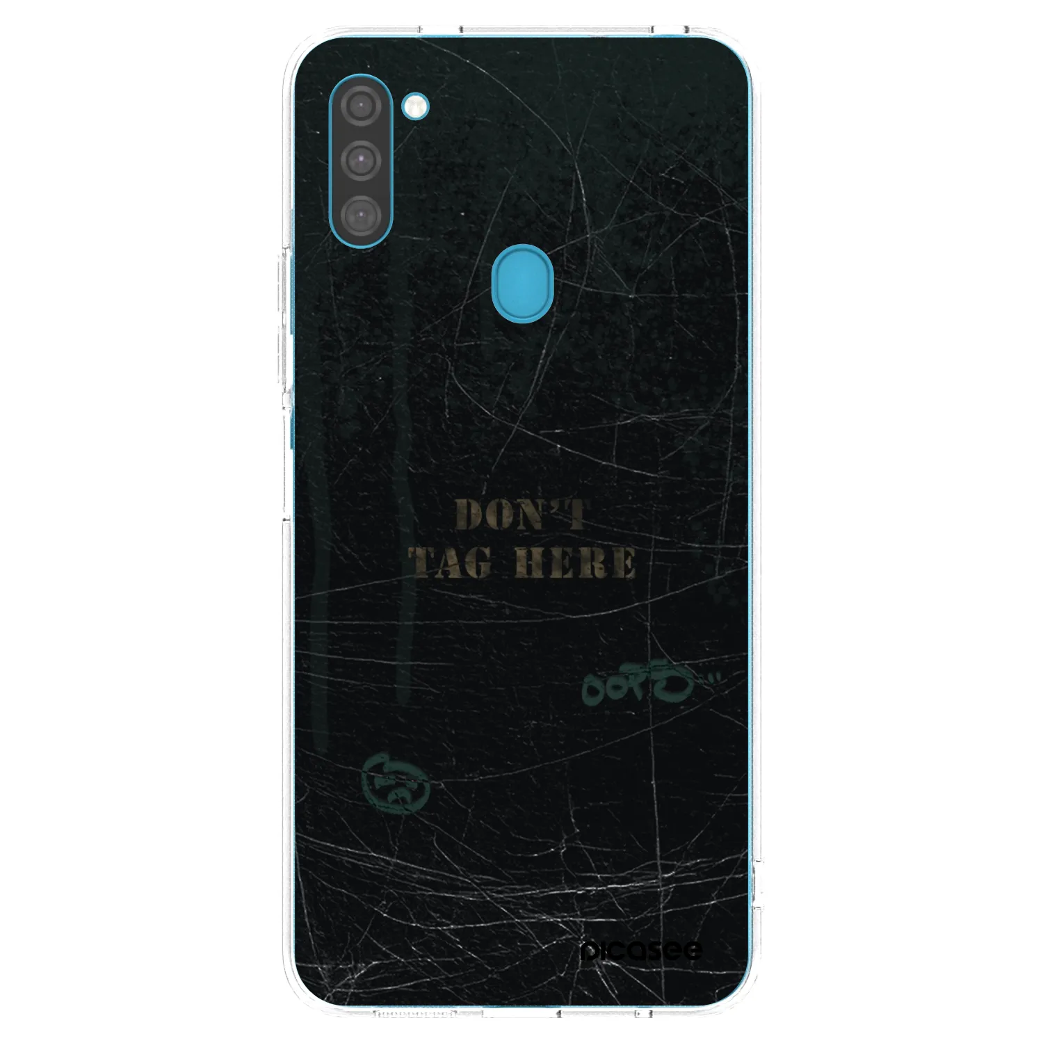 Picasee silikonowe przeźroczyste etui na Samsung Galaxy M11 - DON´T TAG
