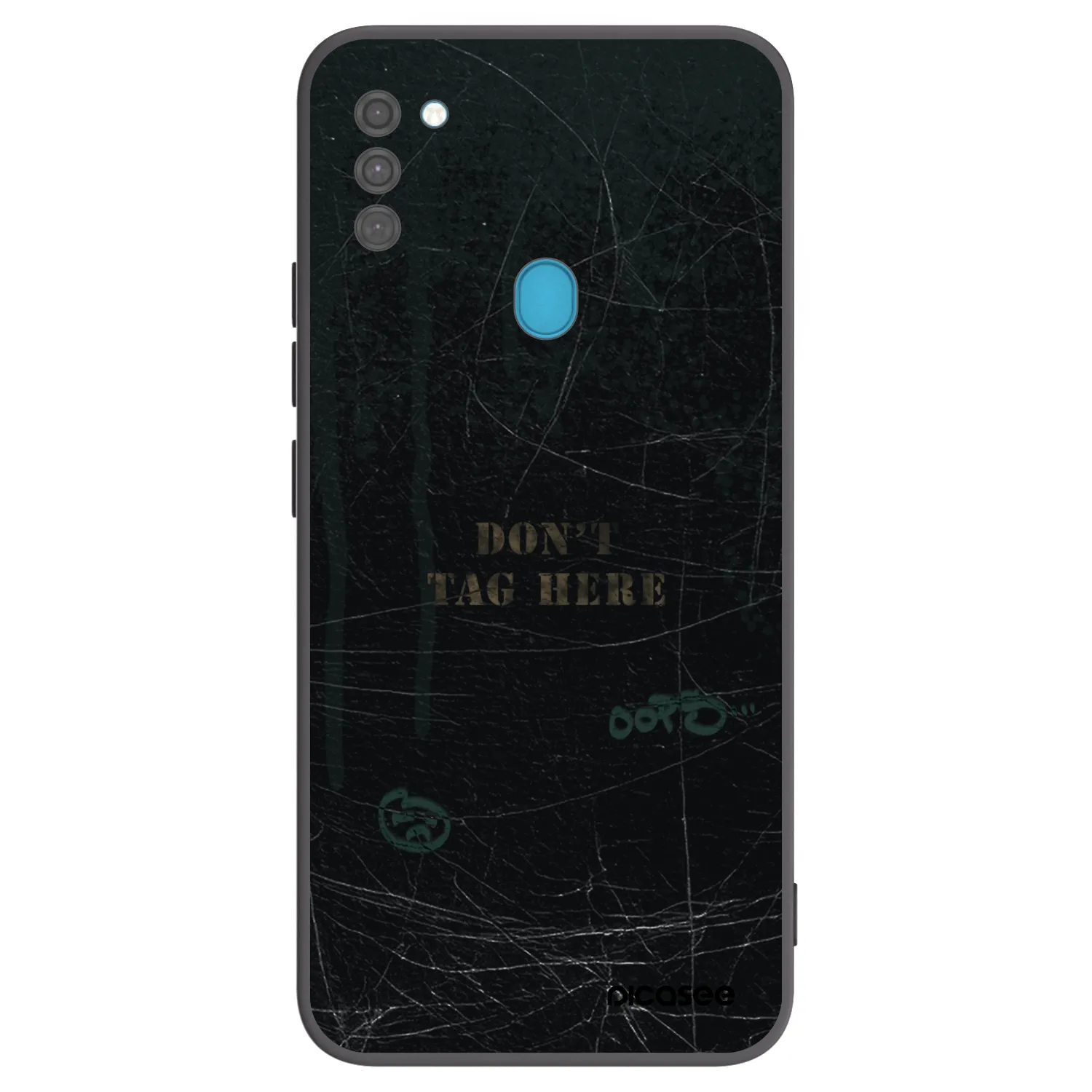 Picasee silikonowe czarne etui na Samsung Galaxy M11 - DON´T TAG