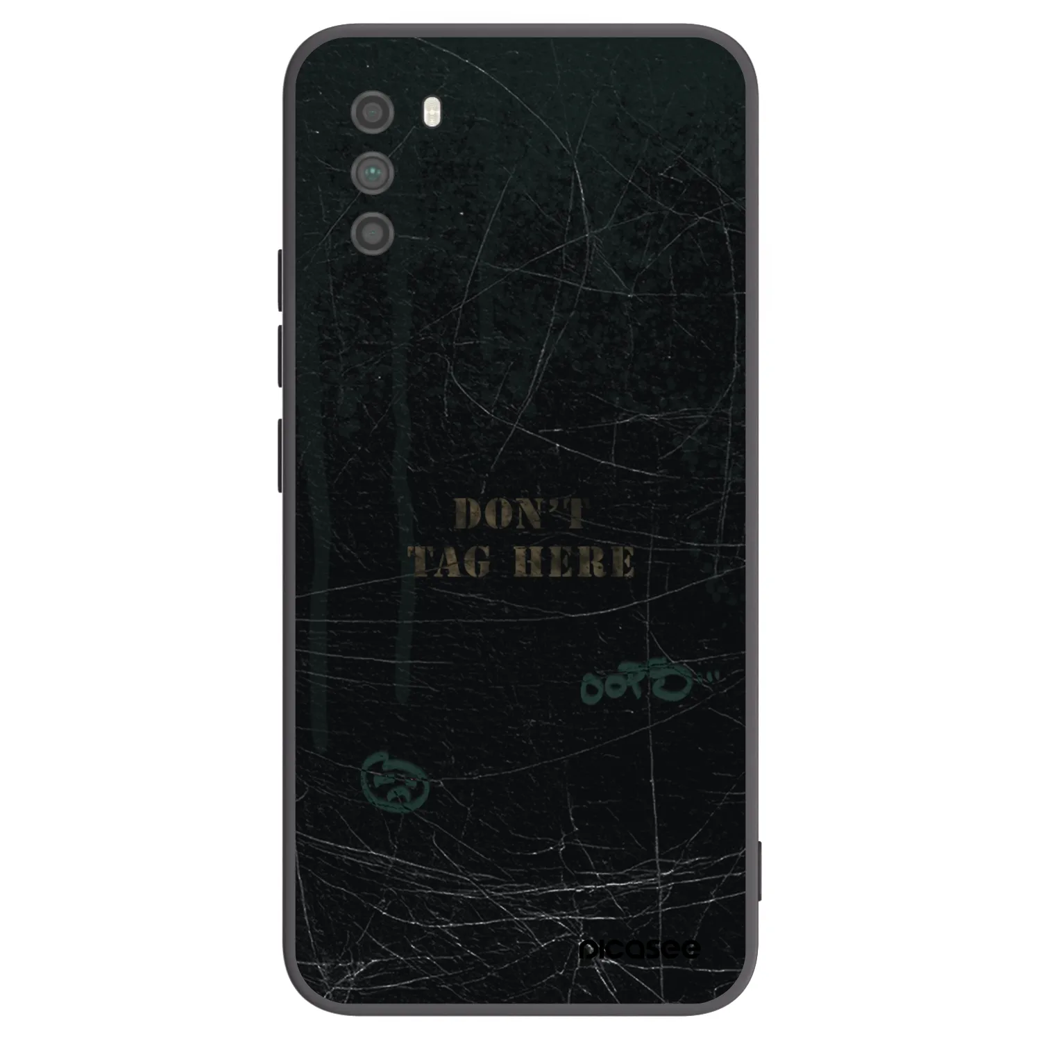 Picasee silikonowe czarne etui na Xiaomi Poco M3 - DON´T TAG