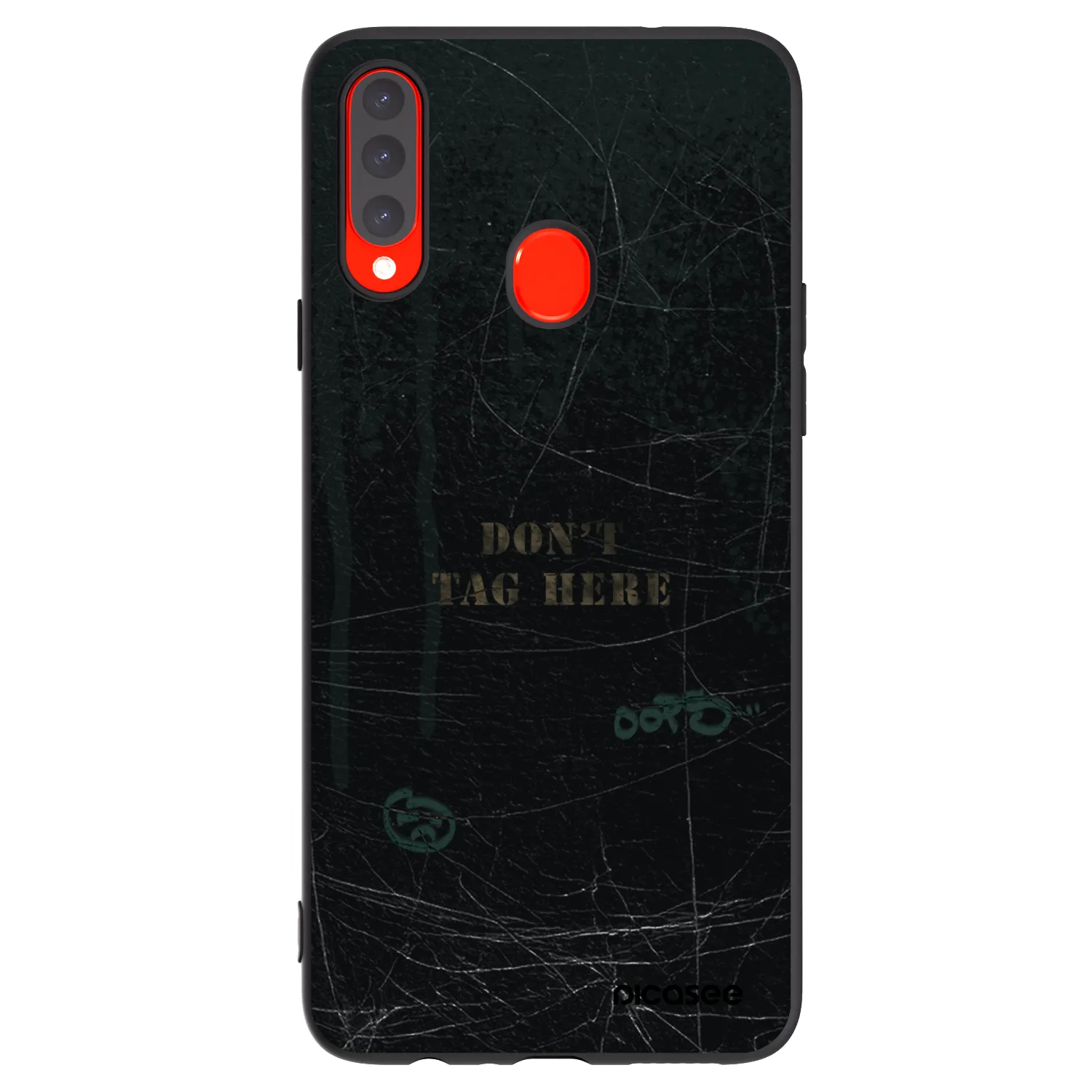 Picasee silikonowe czarne etui na Samsung Galaxy A20s - DON´T TAG