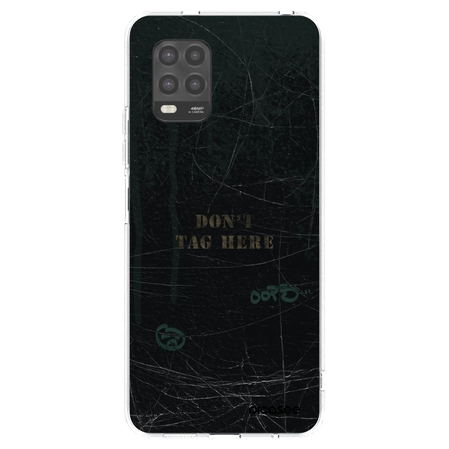 Picasee silikonowe przeźroczyste etui na Xiaomi Mi 10 Lite - DON´T TAG