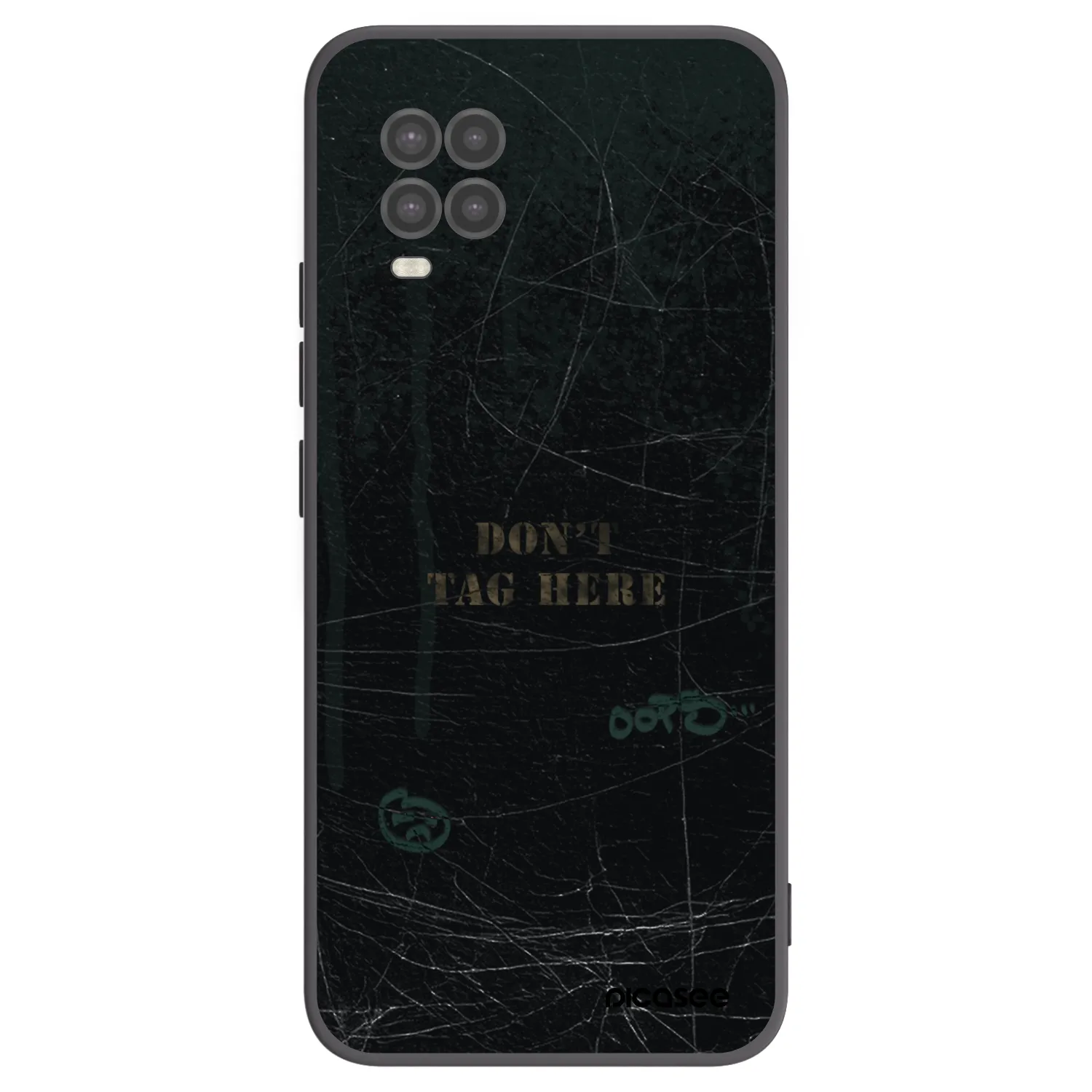Picasee silikonowe czarne etui na Xiaomi Mi 10 Lite - DON´T TAG