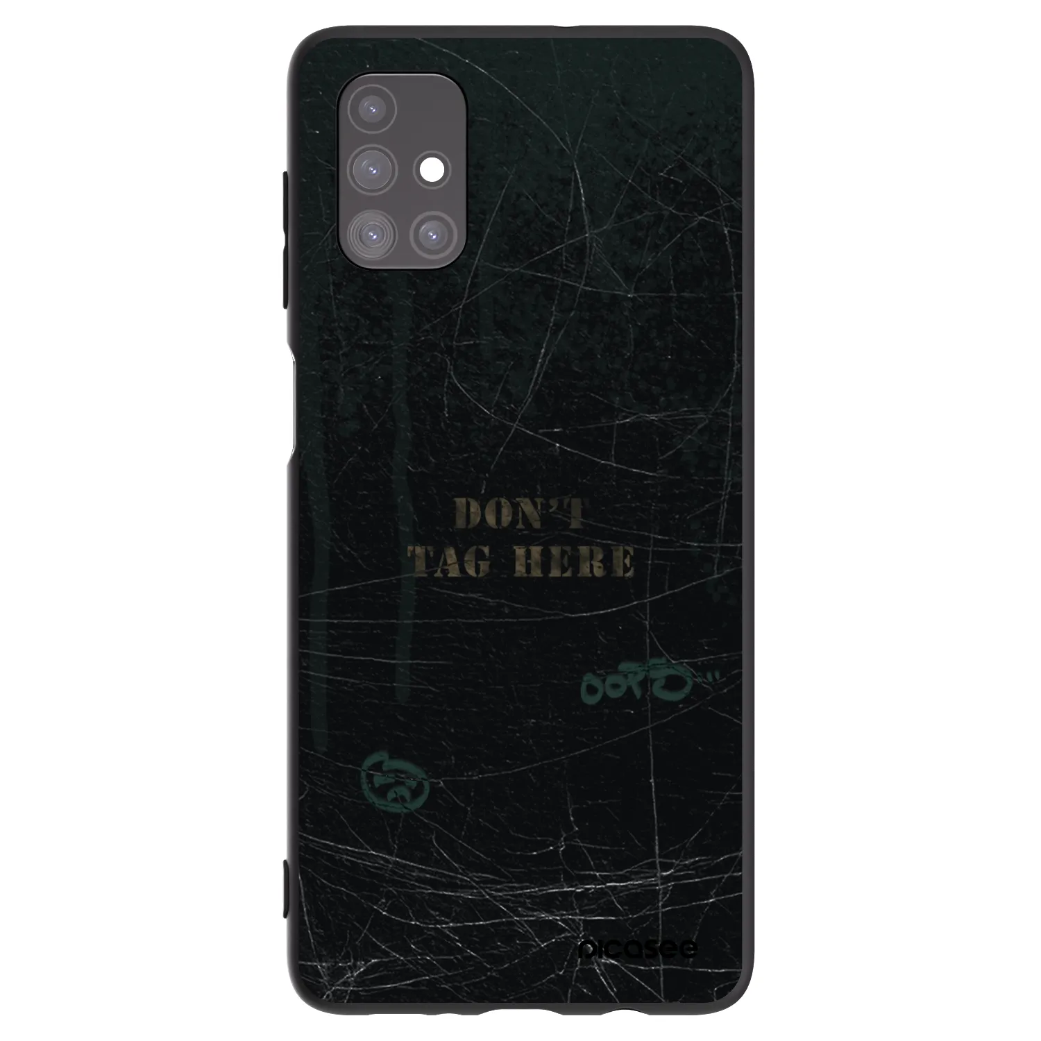 Picasee silikonowe czarne etui na Samsung Galaxy M51 M515F - DON´T TAG