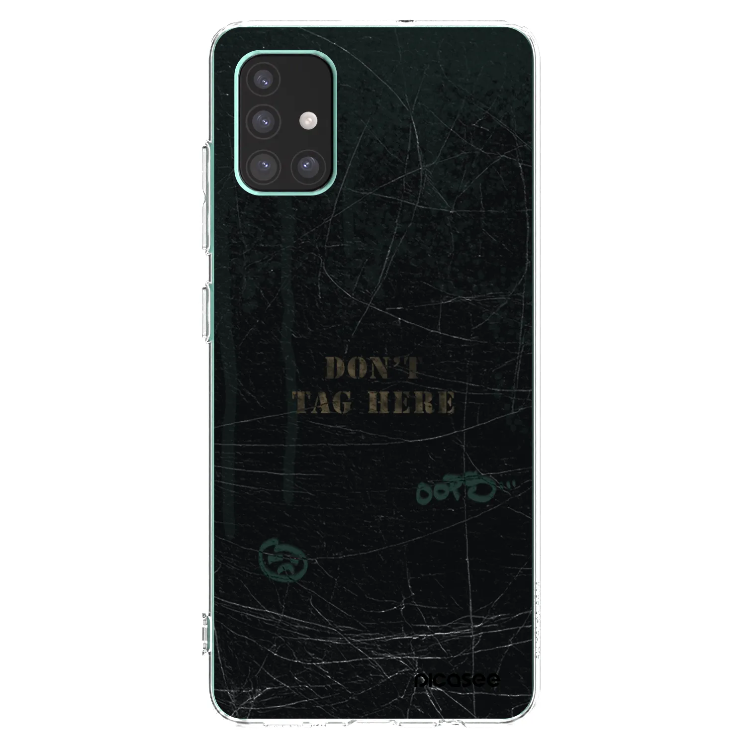 Picasee silikonowe przeźroczyste etui na Samsung Galaxy M51 M515F - DON´T TAG