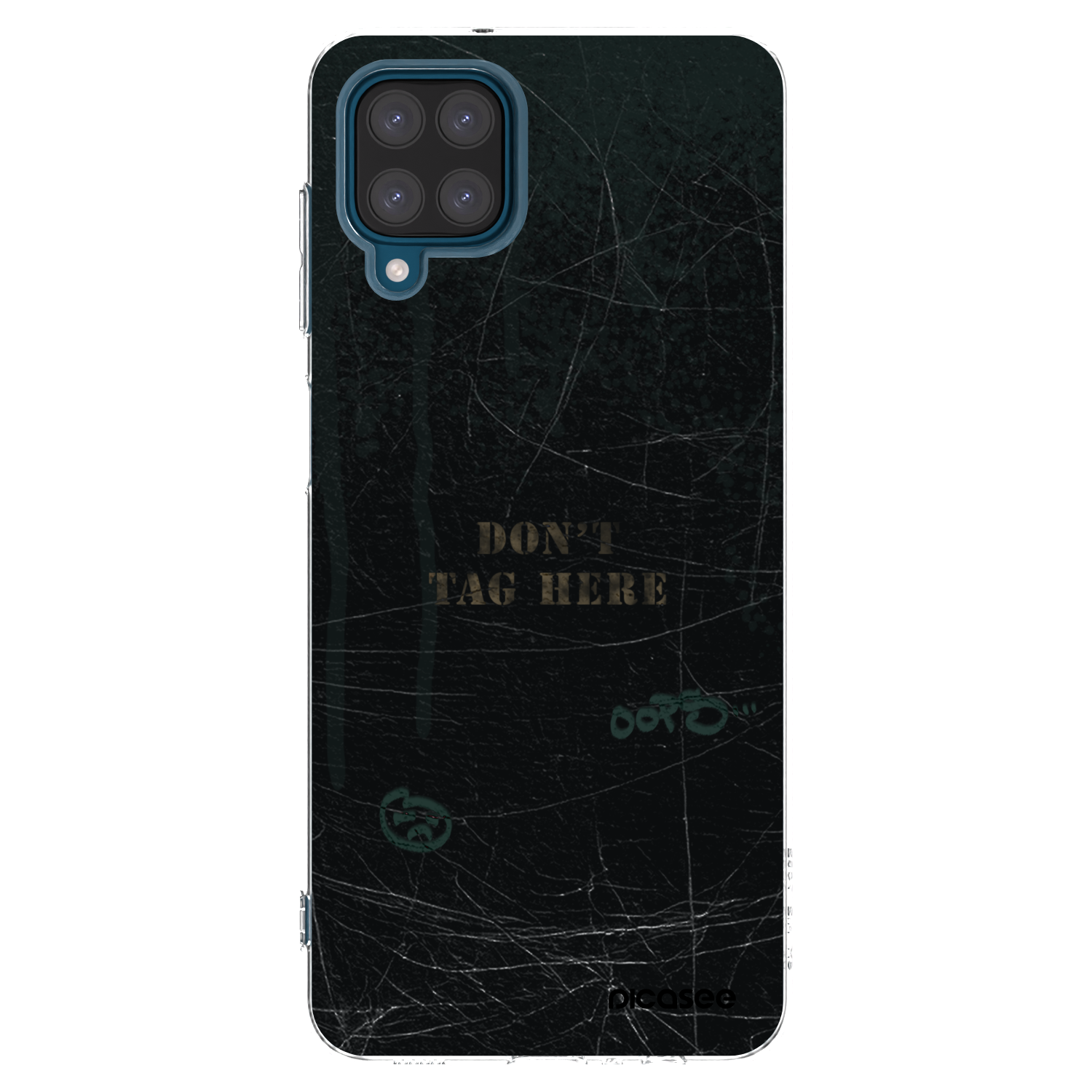 Picasee silikonowe przeźroczyste etui na Samsung Galaxy A12 A125F - DON´T TAG