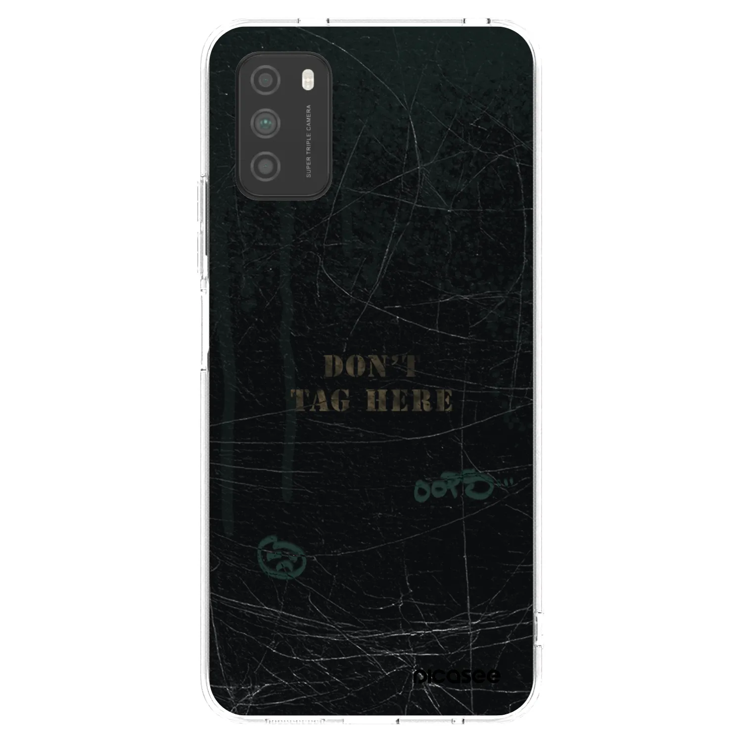 Picasee silikonowe przeźroczyste etui na Xiaomi Poco M3 - DON´T TAG