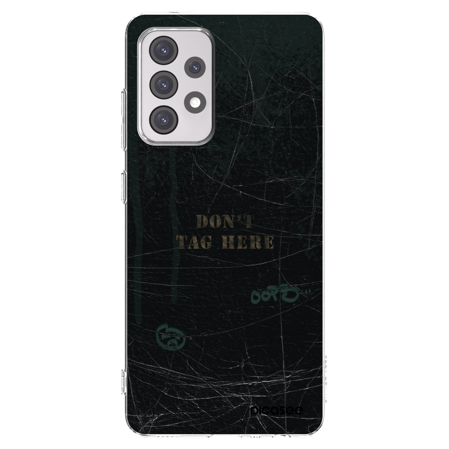 Picasee silikonowe przeźroczyste etui na Samsung Galaxy A52 5G A525F - DON´T TAG