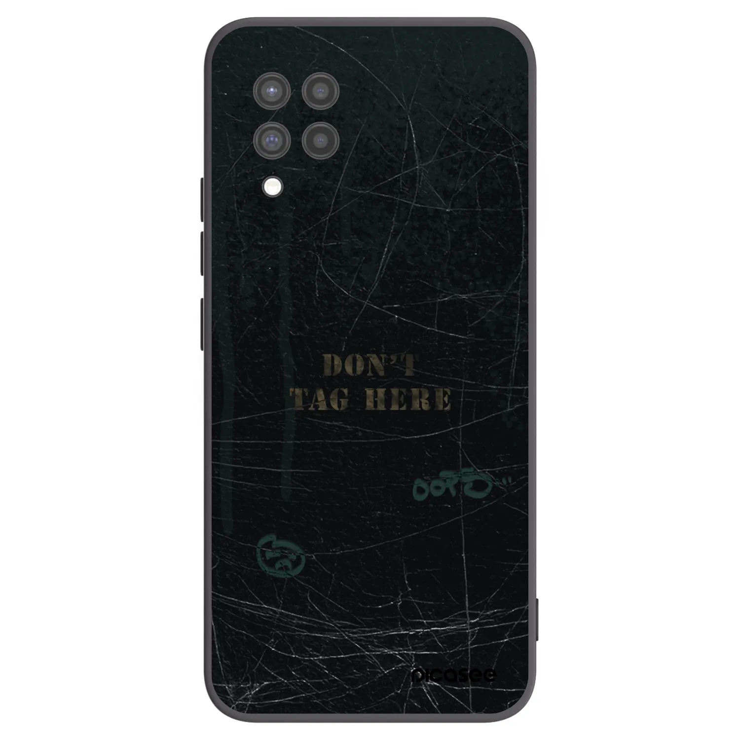 Picasee silikonowe czarne etui na Samsung Galaxy A42 A426B - DON´T TAG