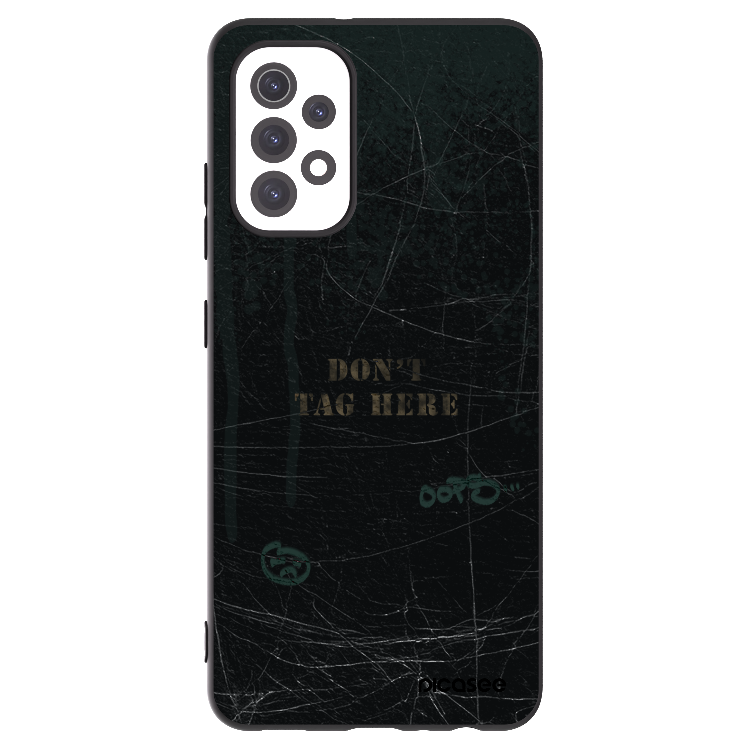 Picasee silikonowe czarne etui na Samsung Galaxy A32 5G A326B - DON´T TAG