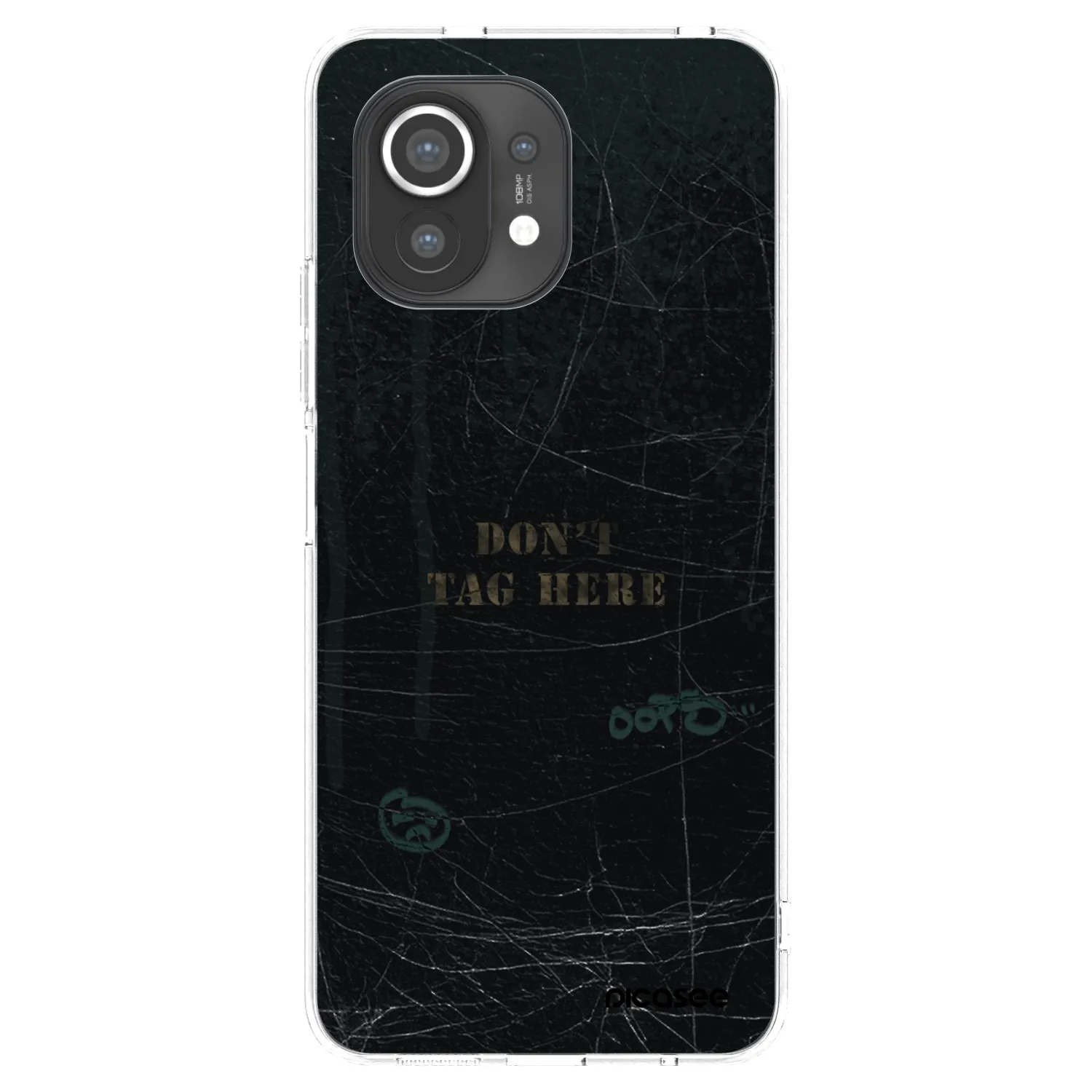 Picasee silikonowe przeźroczyste etui na Xiaomi Mi 11 - DON´T TAG