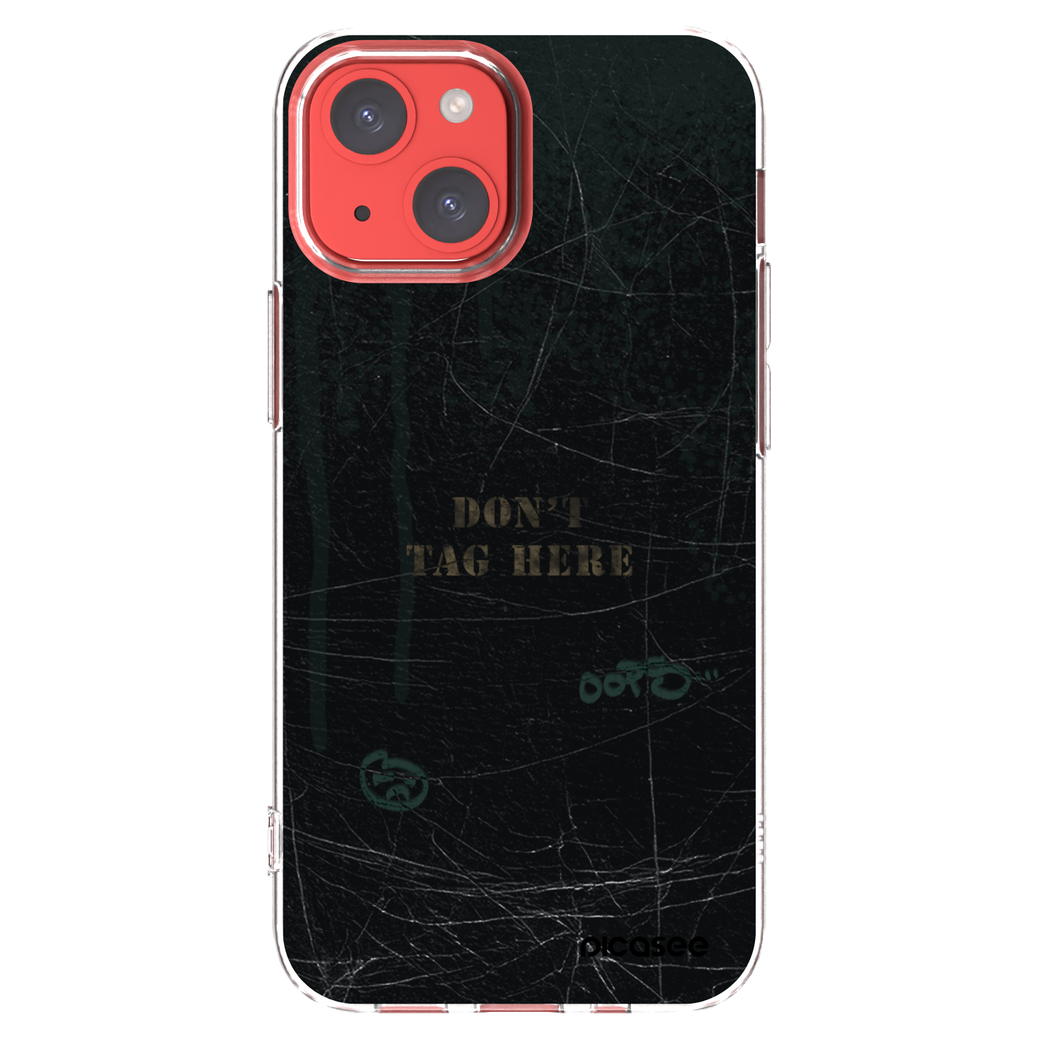 Picasee silikonowe przeźroczyste etui na Apple iPhone 13 mini - DON´T TAG