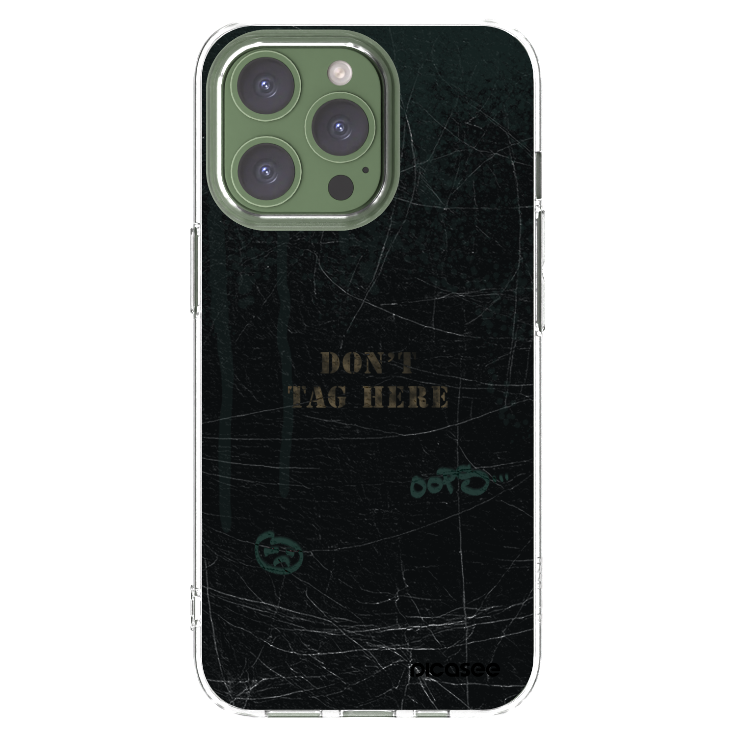 Picasee silikonowe przeźroczyste etui na Apple iPhone 13 Pro - DON´T TAG