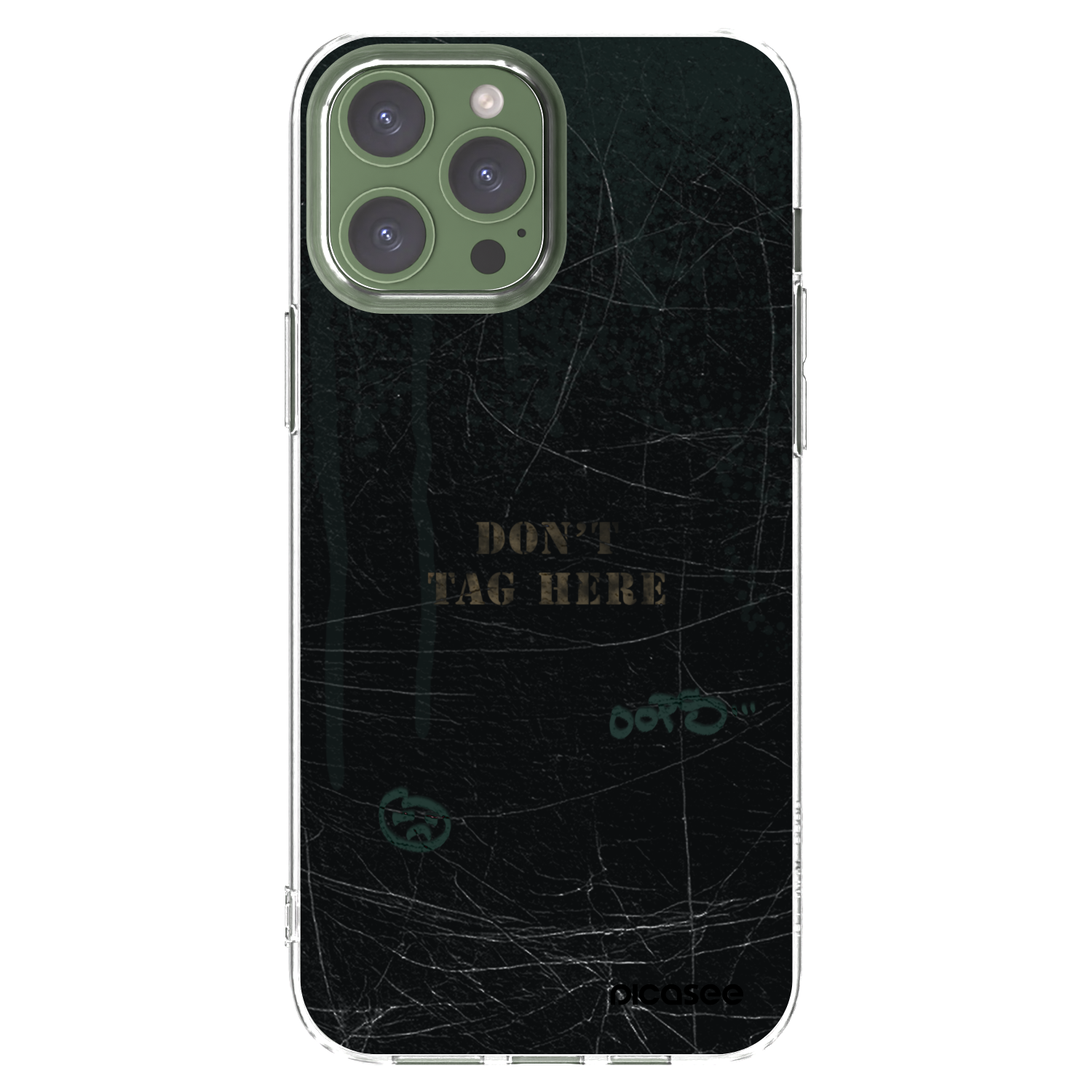 Picasee silikonowe przeźroczyste etui na Apple iPhone 13 Pro Max - DON´T TAG