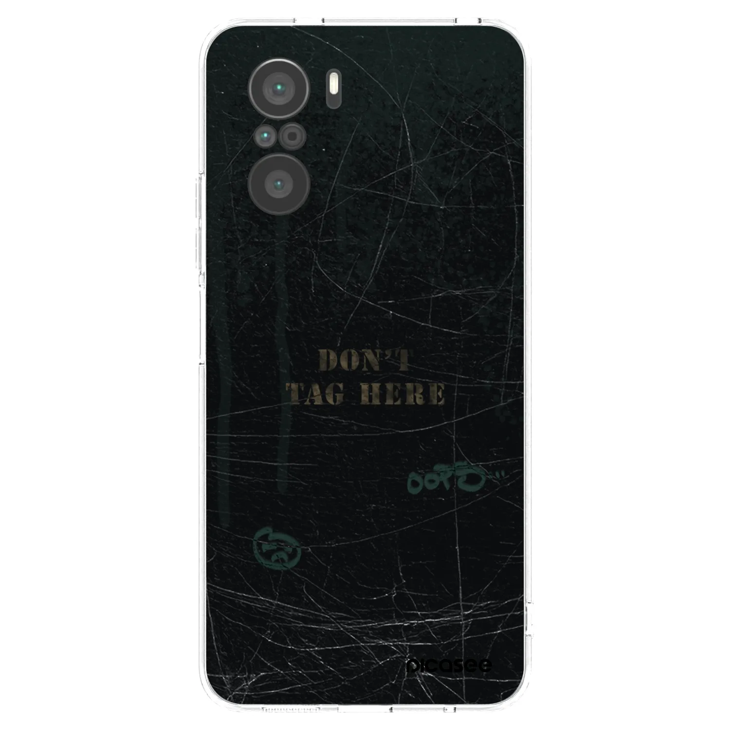 Picasee silikonowe przeźroczyste etui na Xiaomi Poco F3 - DON´T TAG