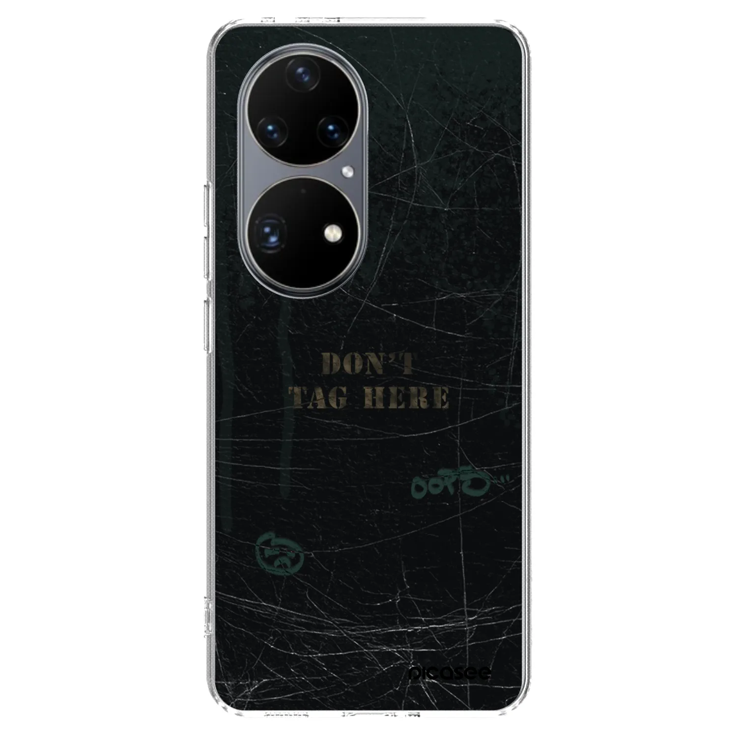 Picasee silikonowe przeźroczyste etui na Huawei P50 - DON´T TAG