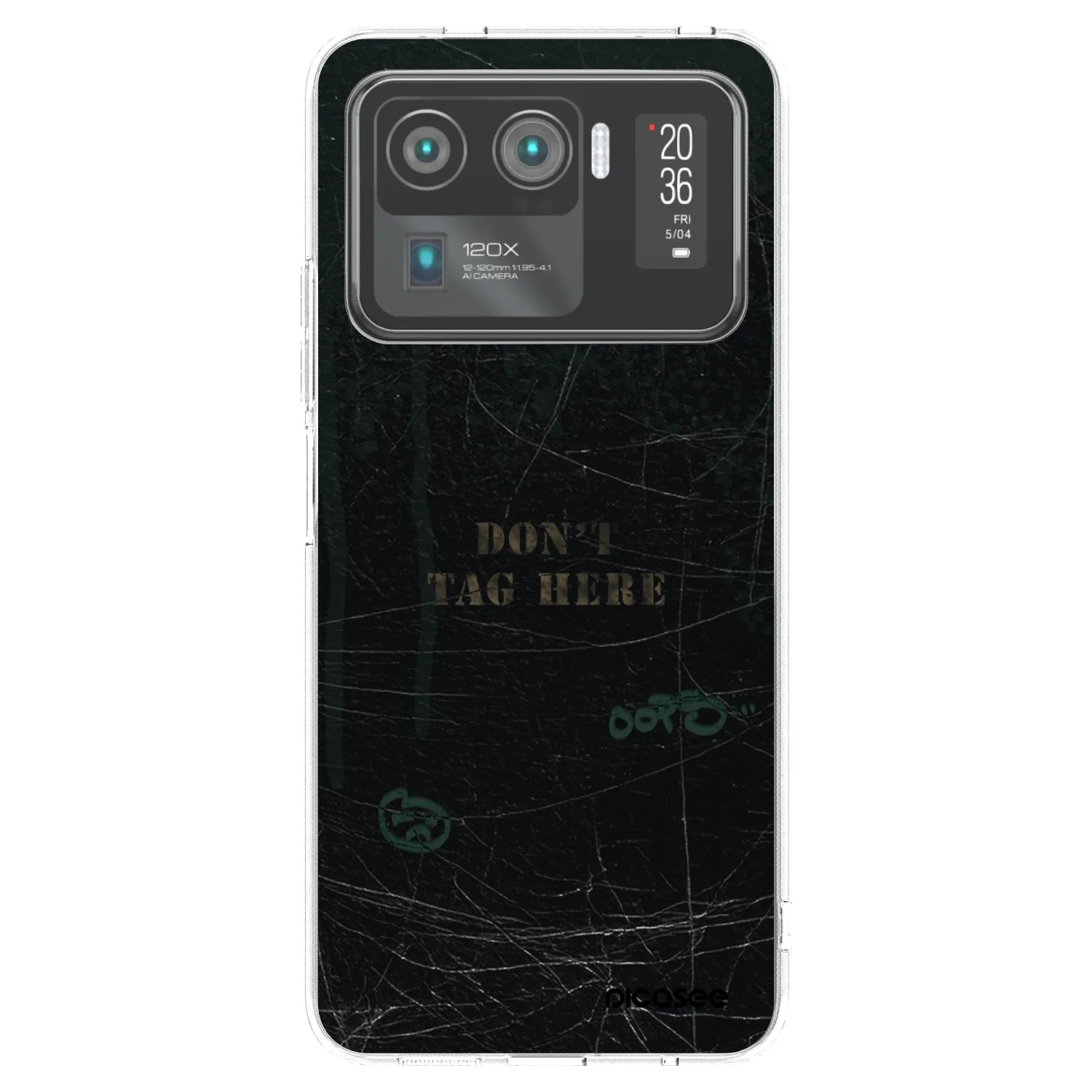 Picasee silikonowe przeźroczyste etui na Xiaomi Mi 11 Ultra - DON´T TAG