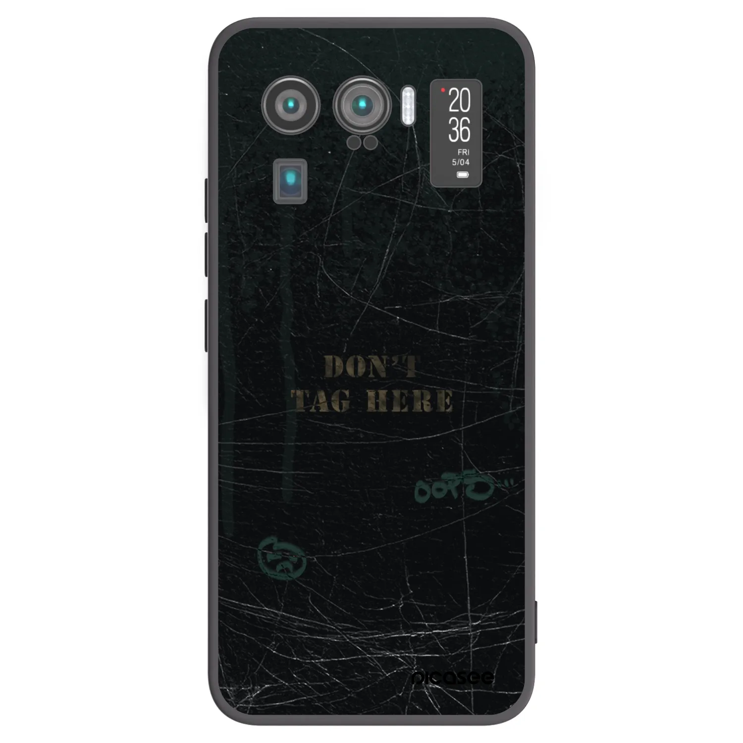 Picasee silikonowe czarne etui na Xiaomi Mi 11 Ultra - DON´T TAG