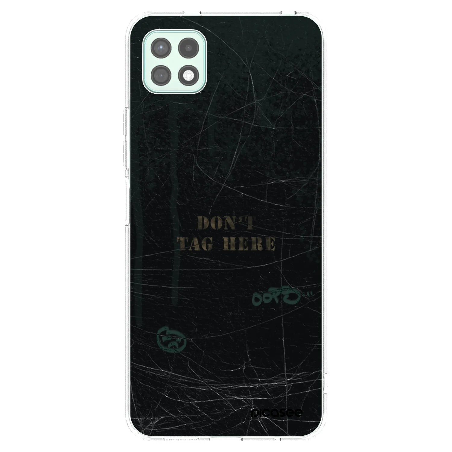 Picasee silikonowe przeźroczyste etui na Samsung Galaxy A22 A226B 5G - DON´T TAG