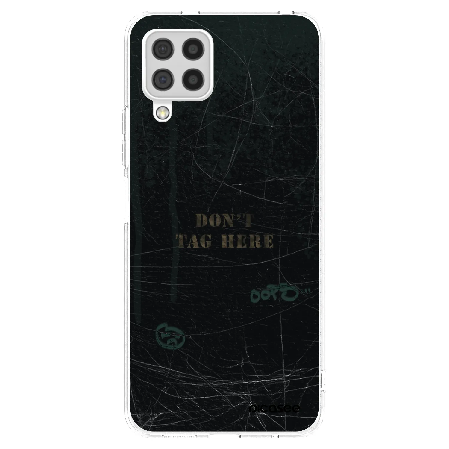 Picasee silikonowe przeźroczyste etui na Samsung Galaxy A22 A225F 4G - DON´T TAG