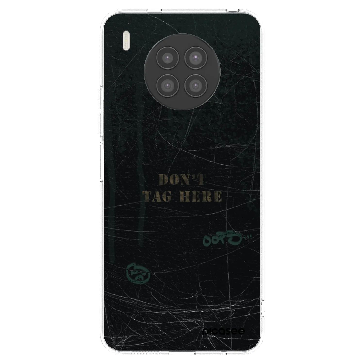 Picasee silikonowe przeźroczyste etui na Huawei Nova 8i - DON´T TAG