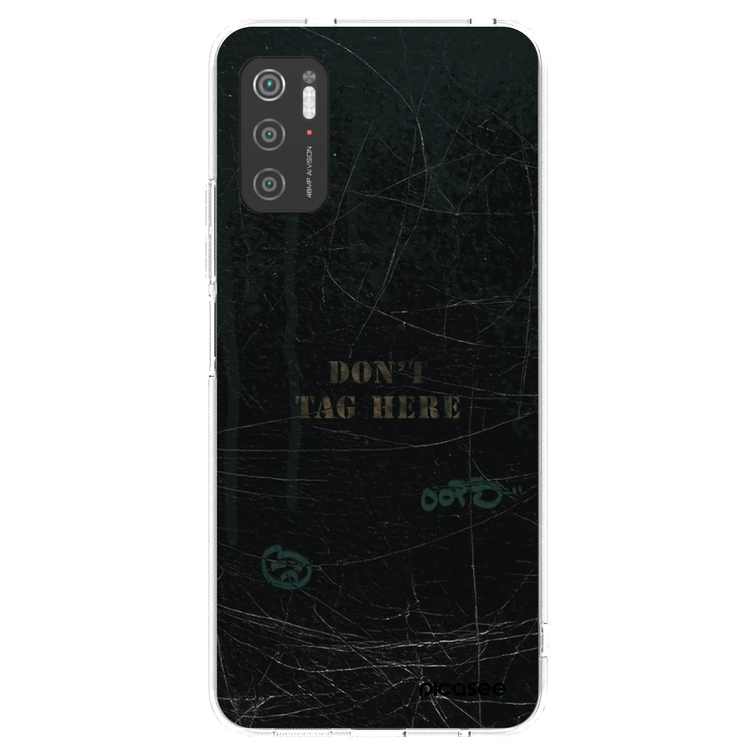 Picasee silikonowe przeźroczyste etui na Xiaomi Poco M3 Pro 5G - DON´T TAG