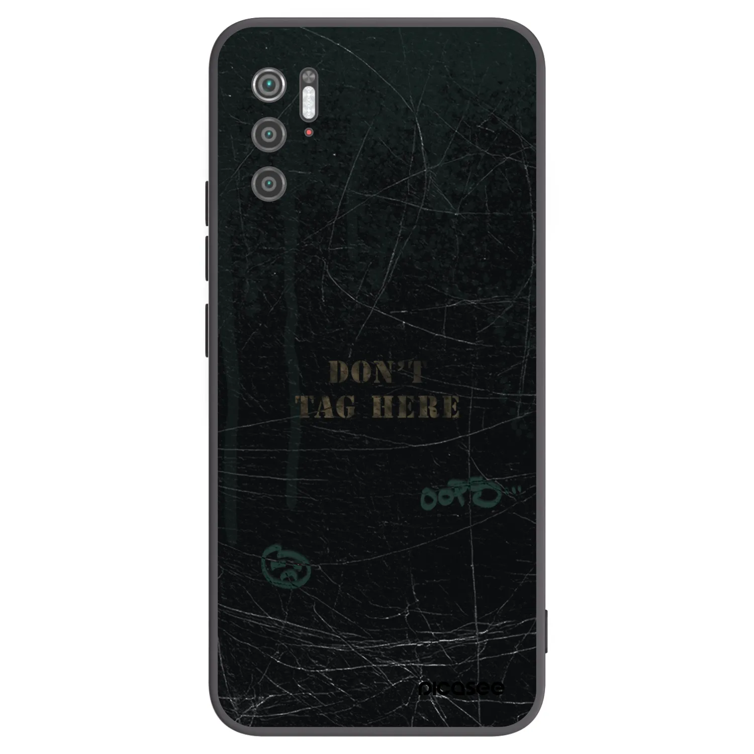 Picasee silikonowe czarne etui na Xiaomi Poco M3 Pro 5G - DON´T TAG
