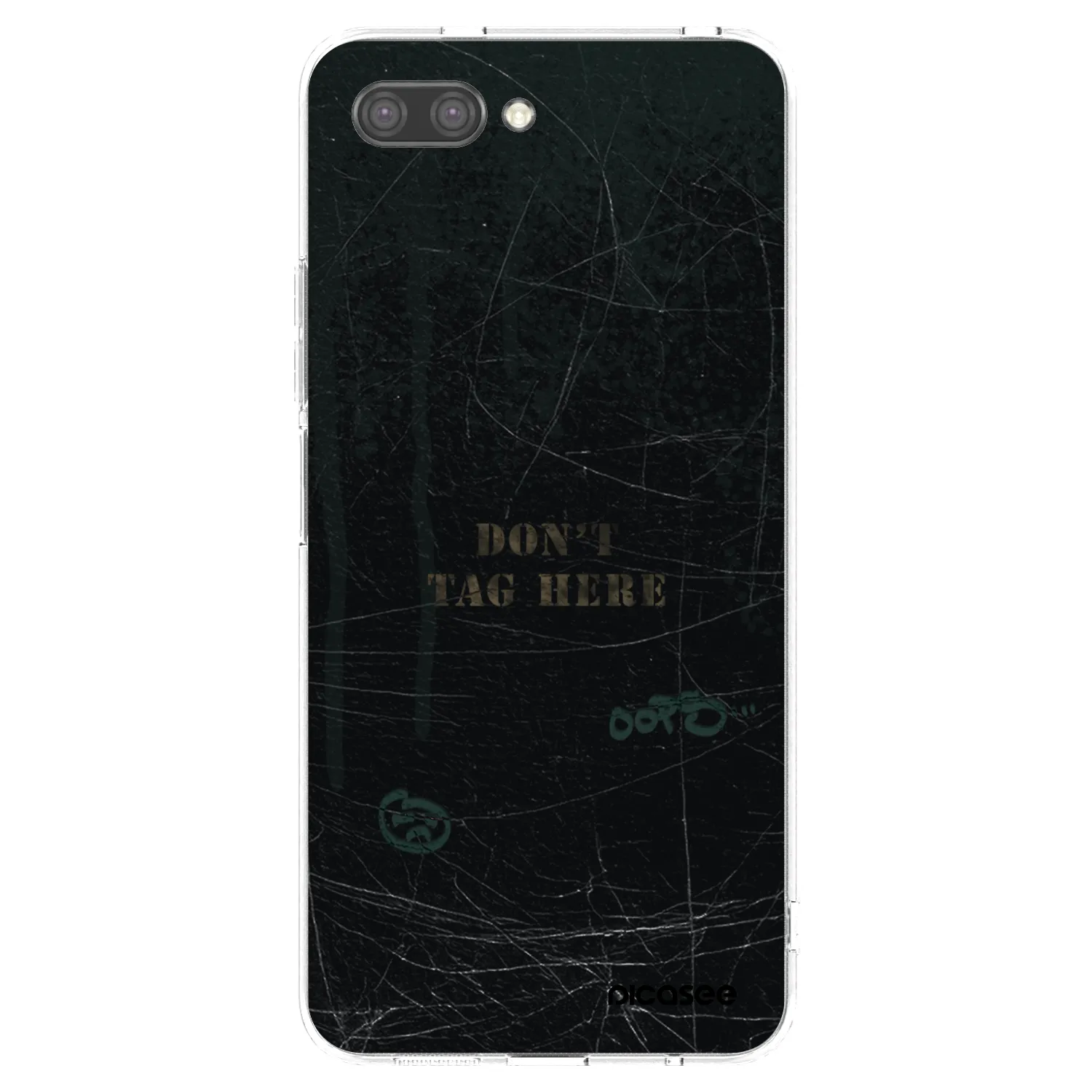 Picasee silikonowe przeźroczyste etui na Honor 10 - DON´T TAG