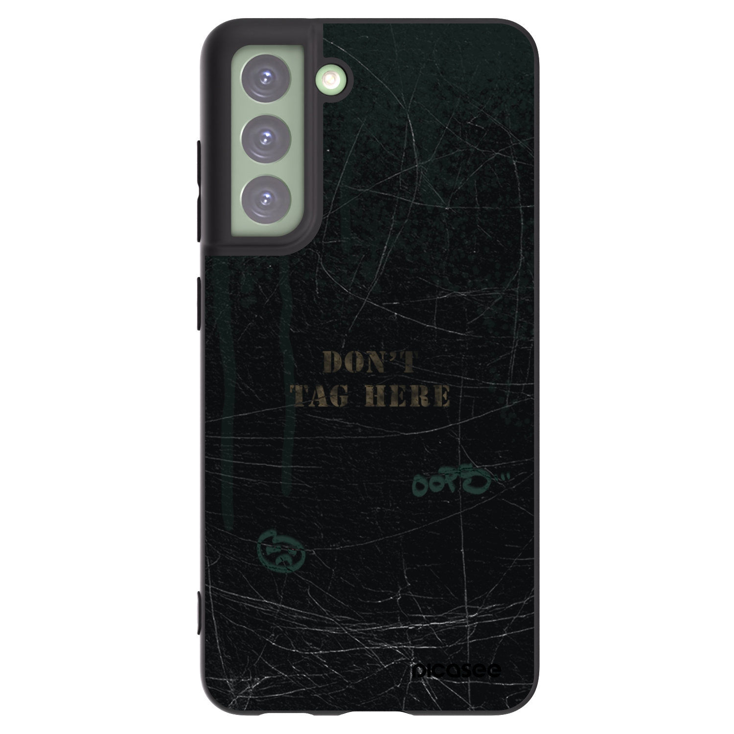 Picasee silikonowe czarne etui na Samsung Galaxy S21 FE 5G - DON´T TAG