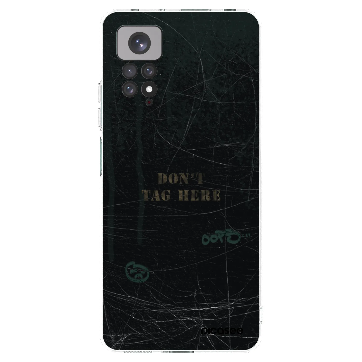 Picasee silikonowe przeźroczyste etui na Xiaomi Redmi Note 11S 4G - DON´T TAG