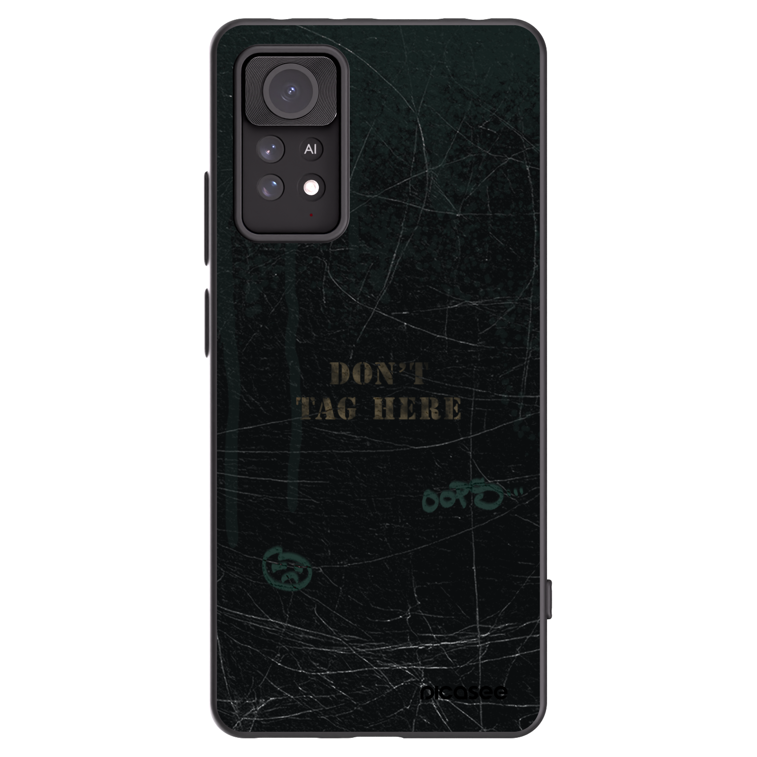Picasee silikonowe czarne etui na Xiaomi Redmi Note 11 Pro 5G - DON´T TAG