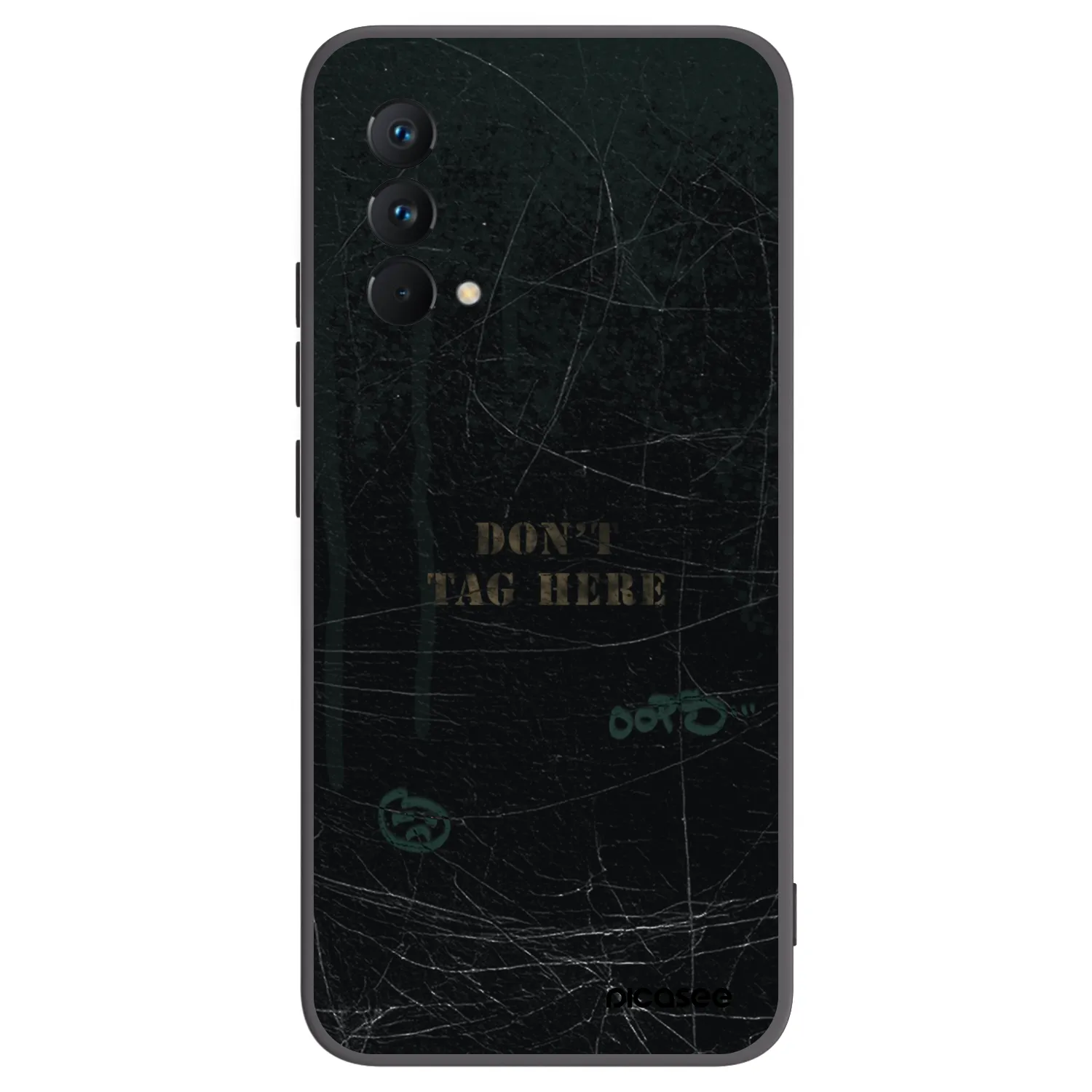 Picasee silikonowe czarne etui na Realme GT Master Edition 5G - DON´T TAG