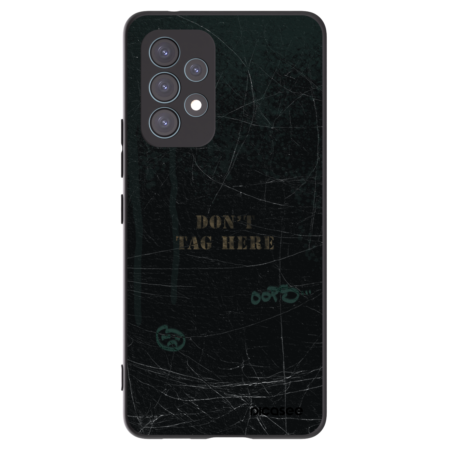 Picasee silikonowe czarne etui na Samsung Galaxy A53 5G A536 - DON´T TAG