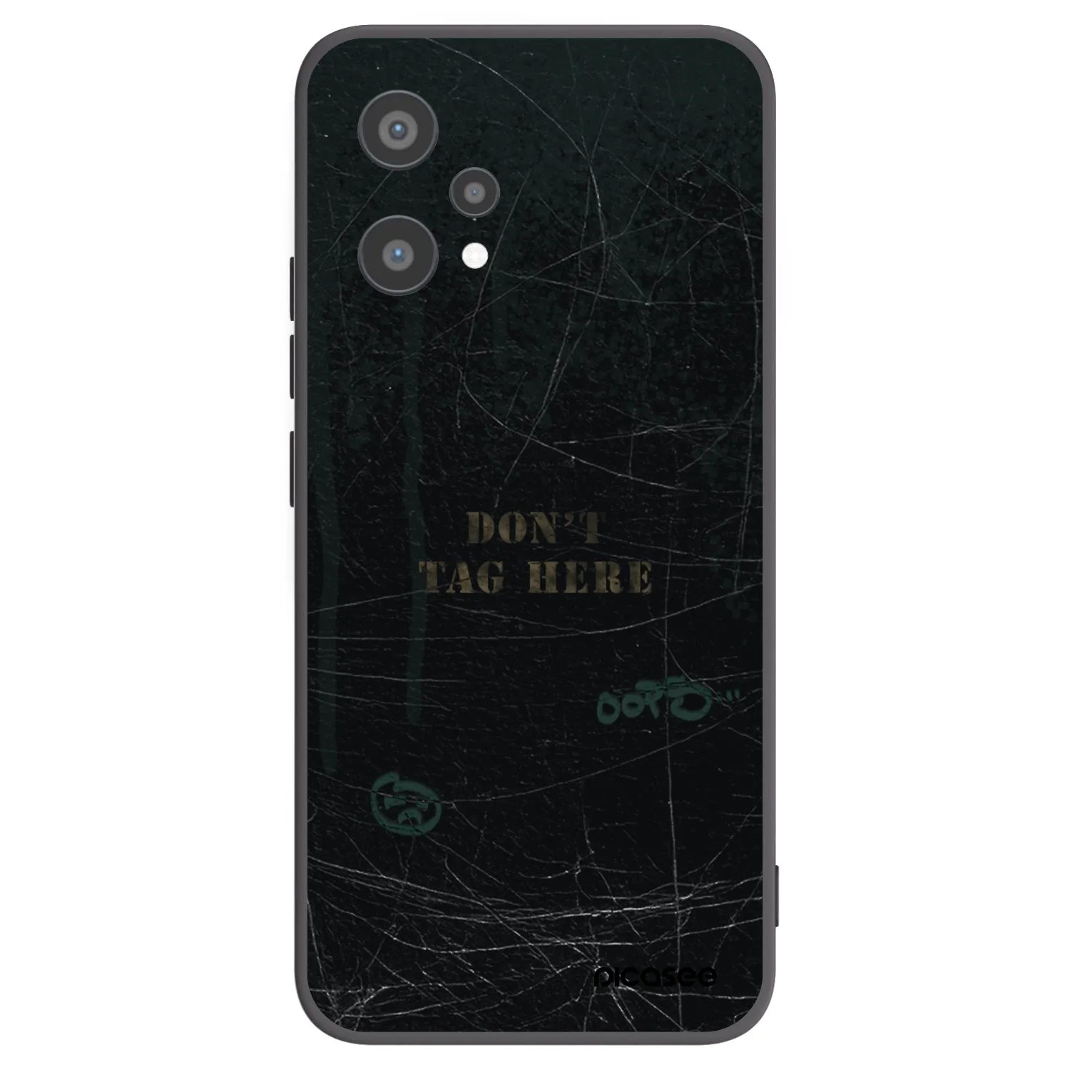 Picasee silikonowe czarne etui na Realme 9 Pro 5G - DON´T TAG