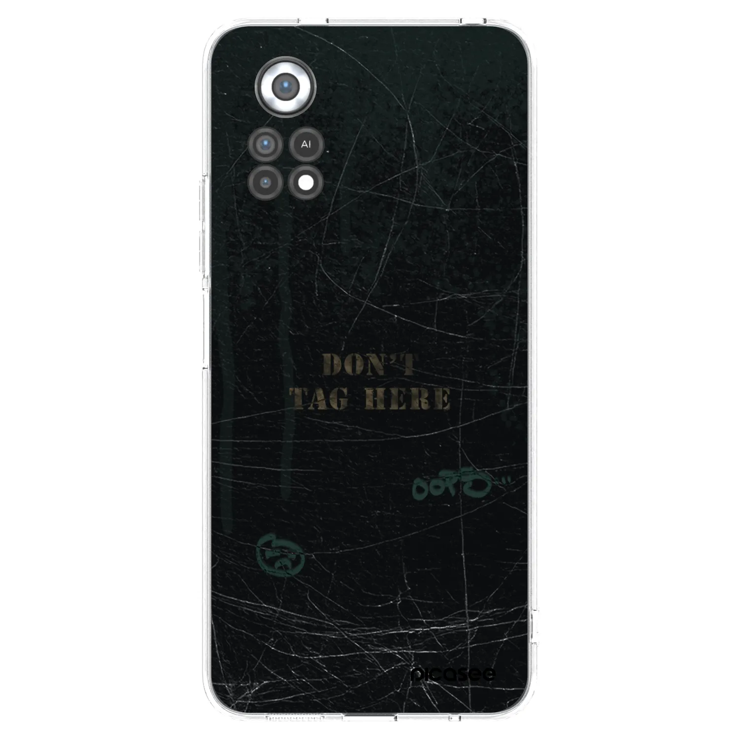 Picasee silikonowe przeźroczyste etui na Xiaomi Poco X4 Pro 5G - DON´T TAG