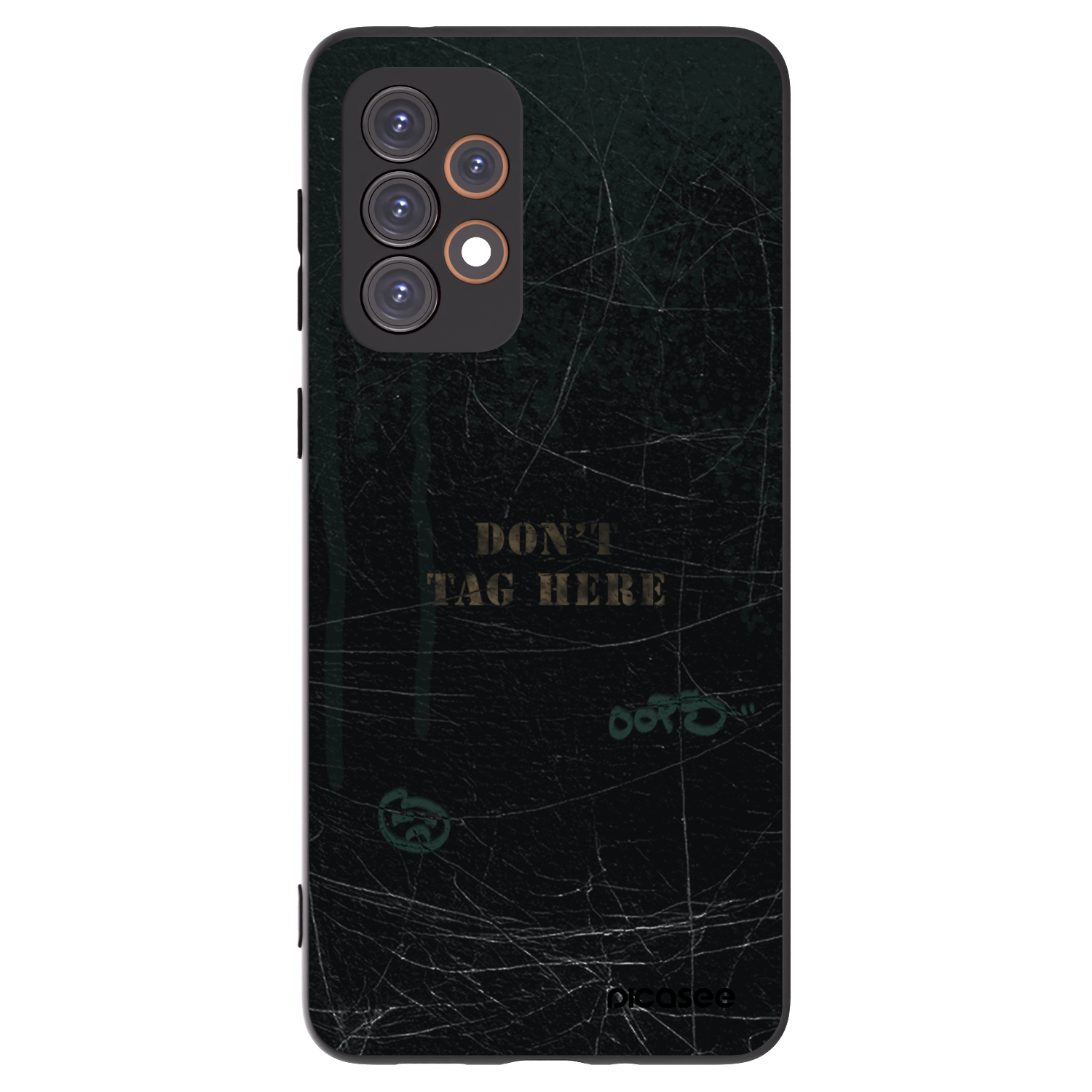 Picasee silikonowe czarne etui na Samsung Galaxy A33 5G A336 - DON´T TAG