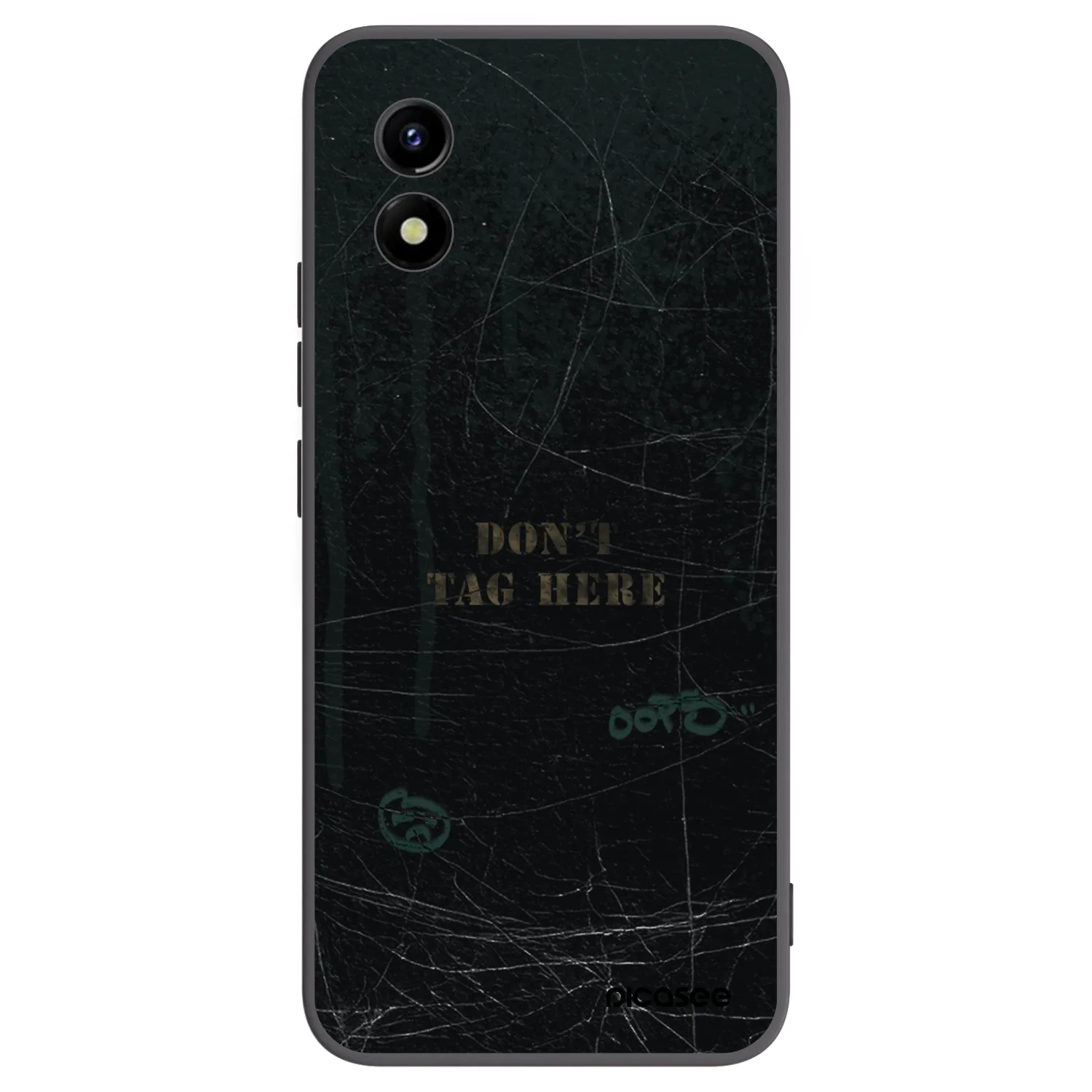 Picasee silikonowe czarne etui na Vivo Y01 - DON´T TAG