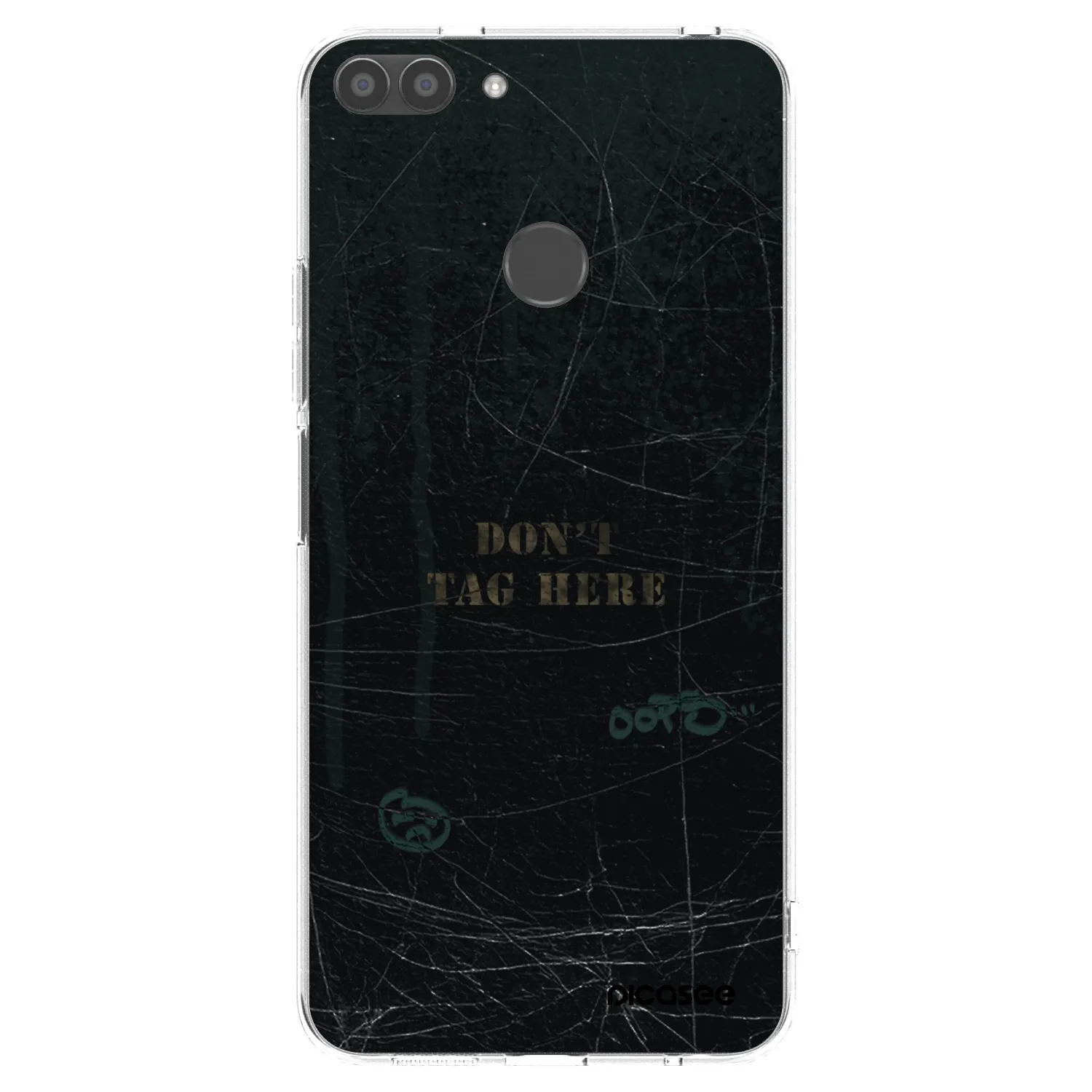 Picasee silikonowe przeźroczyste etui na Huawei P Smart - DON´T TAG