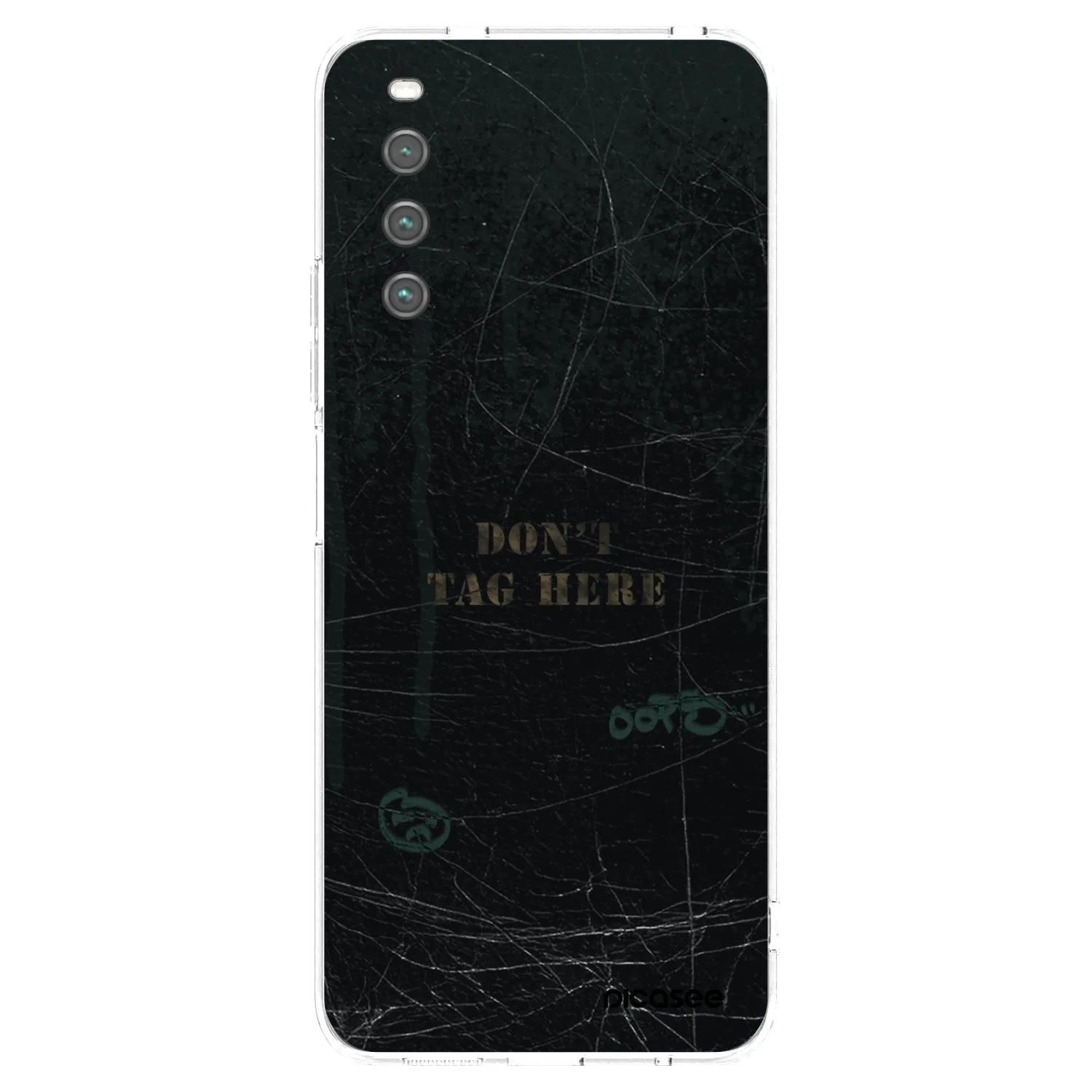 Picasee silikonowe przeźroczyste etui na Sony Xperia 10 IV 5G - DON´T TAG