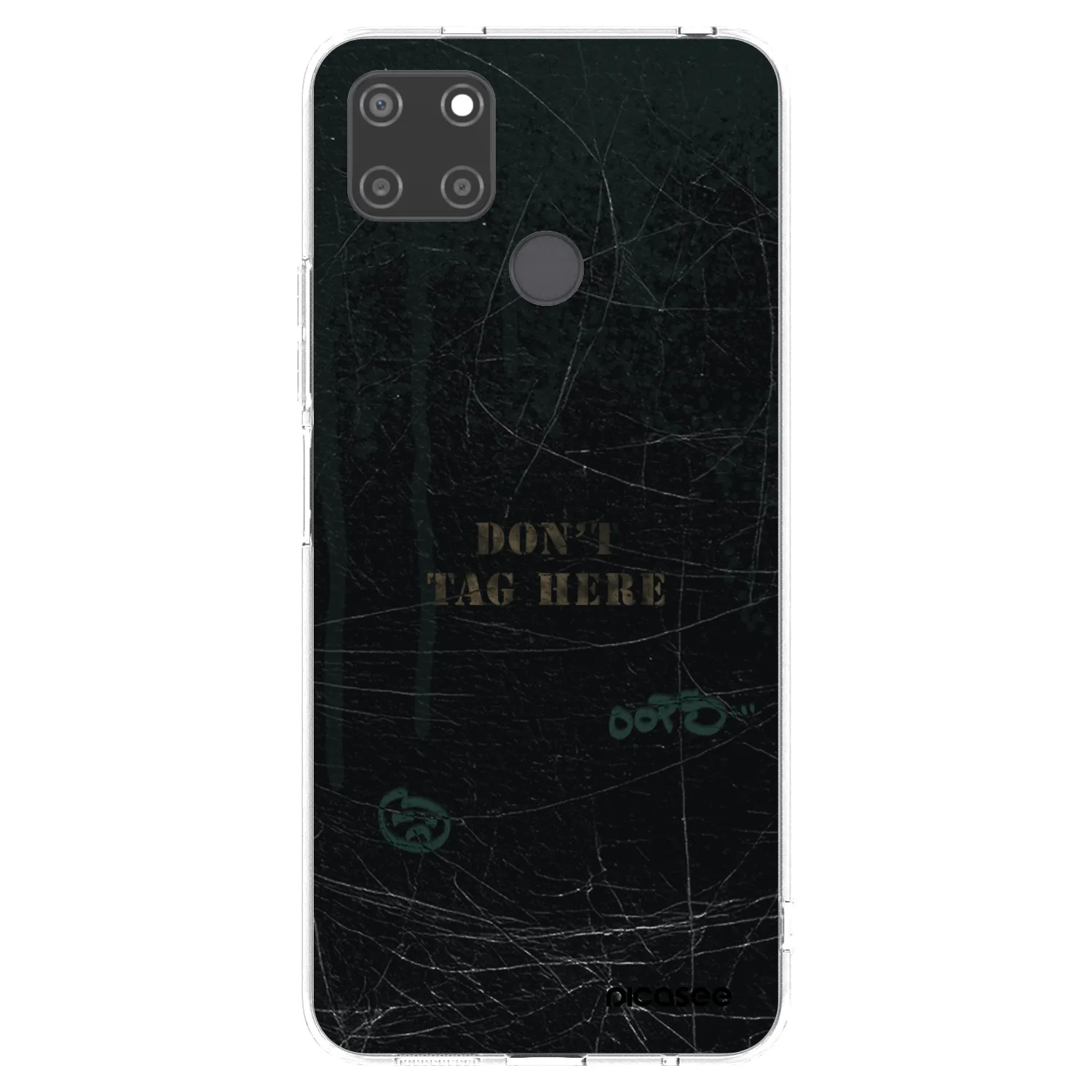 Picasee silikonowe przeźroczyste etui na Realme C21Y - DON´T TAG