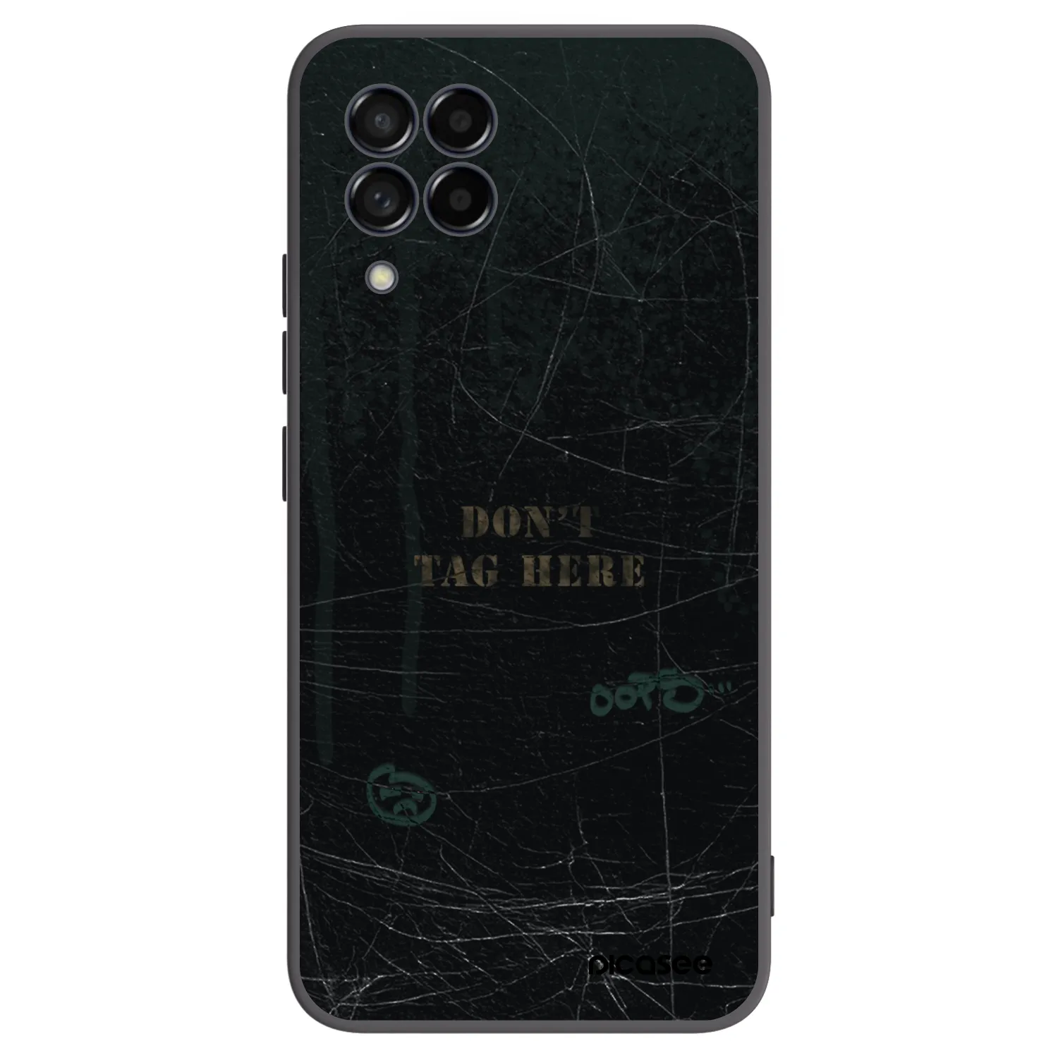 Picasee silikonowe czarne etui na Samsung Galaxy M53 5G - DON´T TAG