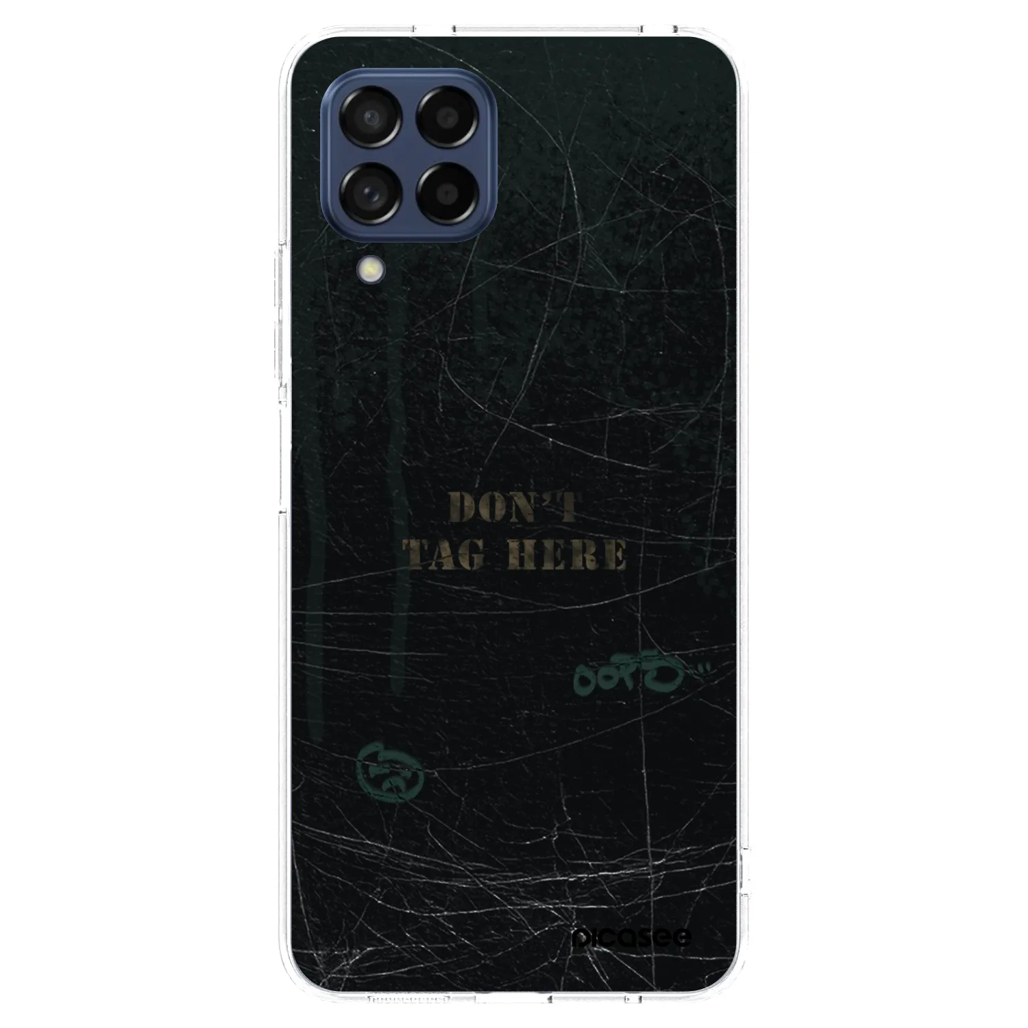 Picasee silikonowe przeźroczyste etui na Samsung Galaxy M53 5G - DON´T TAG
