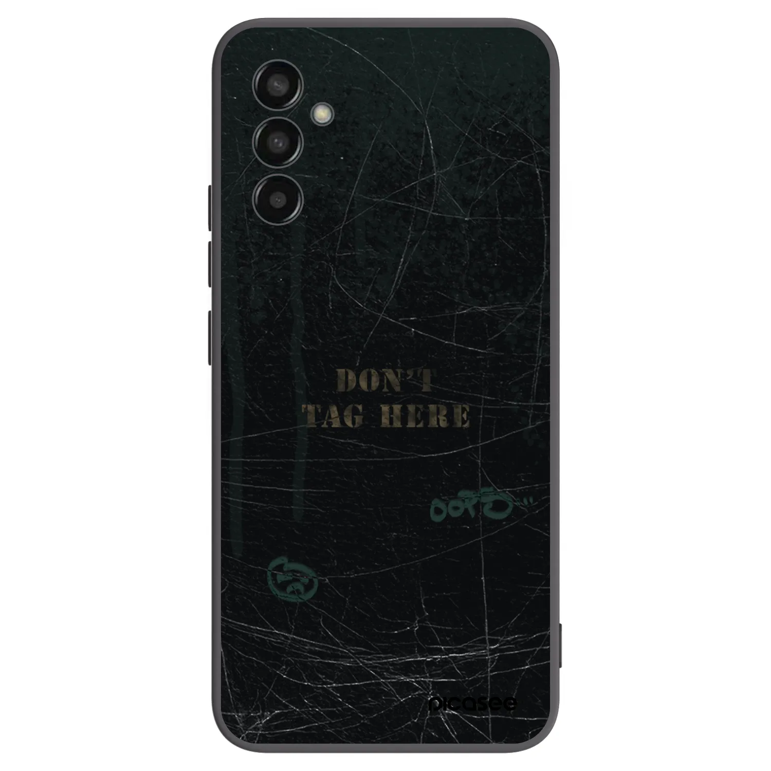 Picasee silikonowe czarne etui na Samsung Galaxy M13 M135F - DON´T TAG