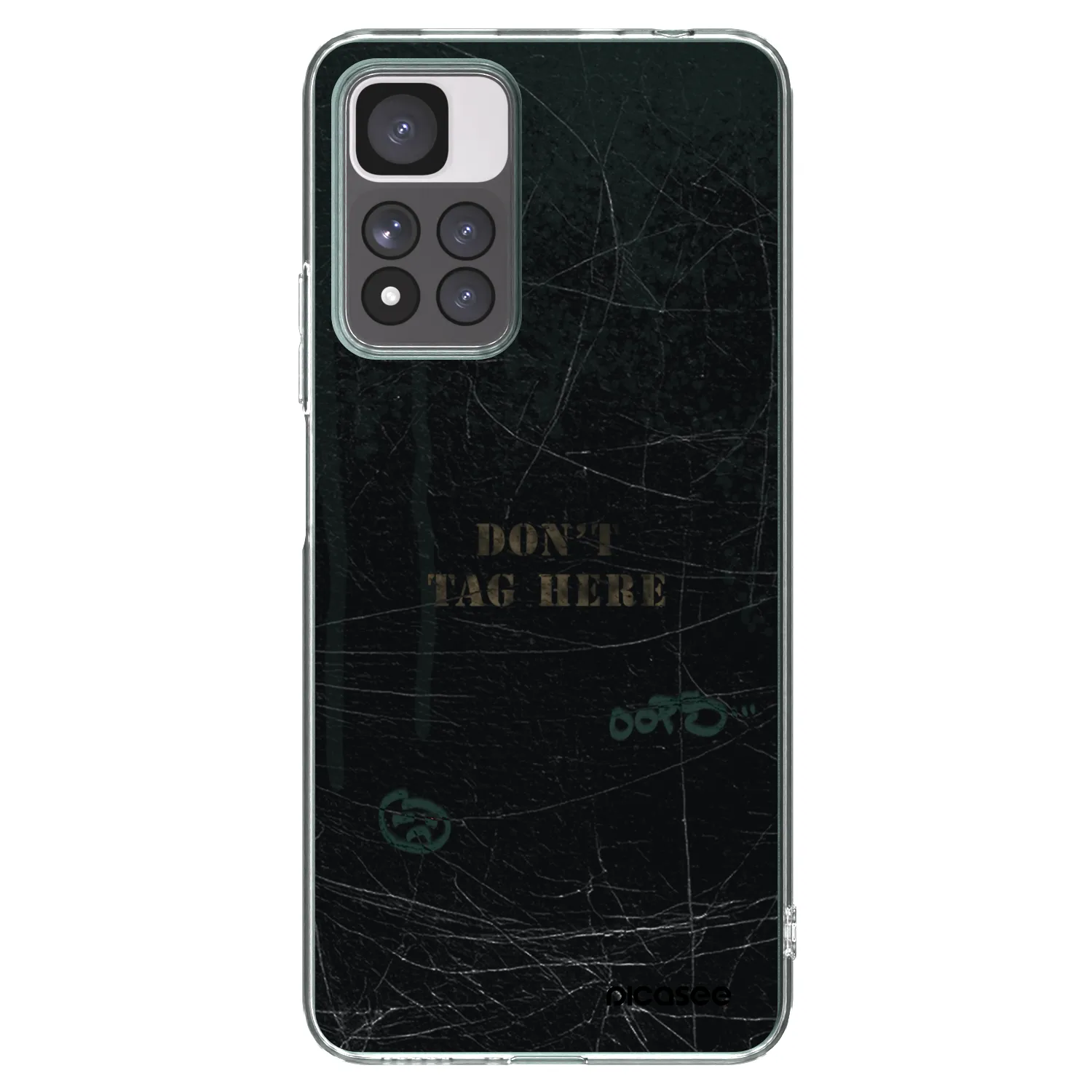 Picasee silikonowe przeźroczyste etui na Xiaomi Redmi Note 11 Pro+ 5G - DON´T TAG